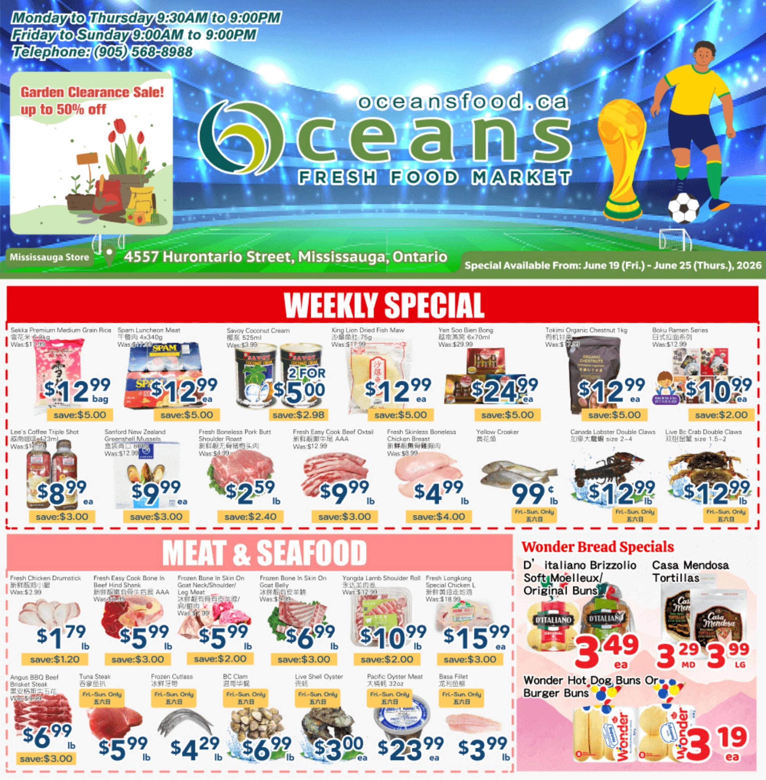 Oceans Fresh Food Market flyer page 1
