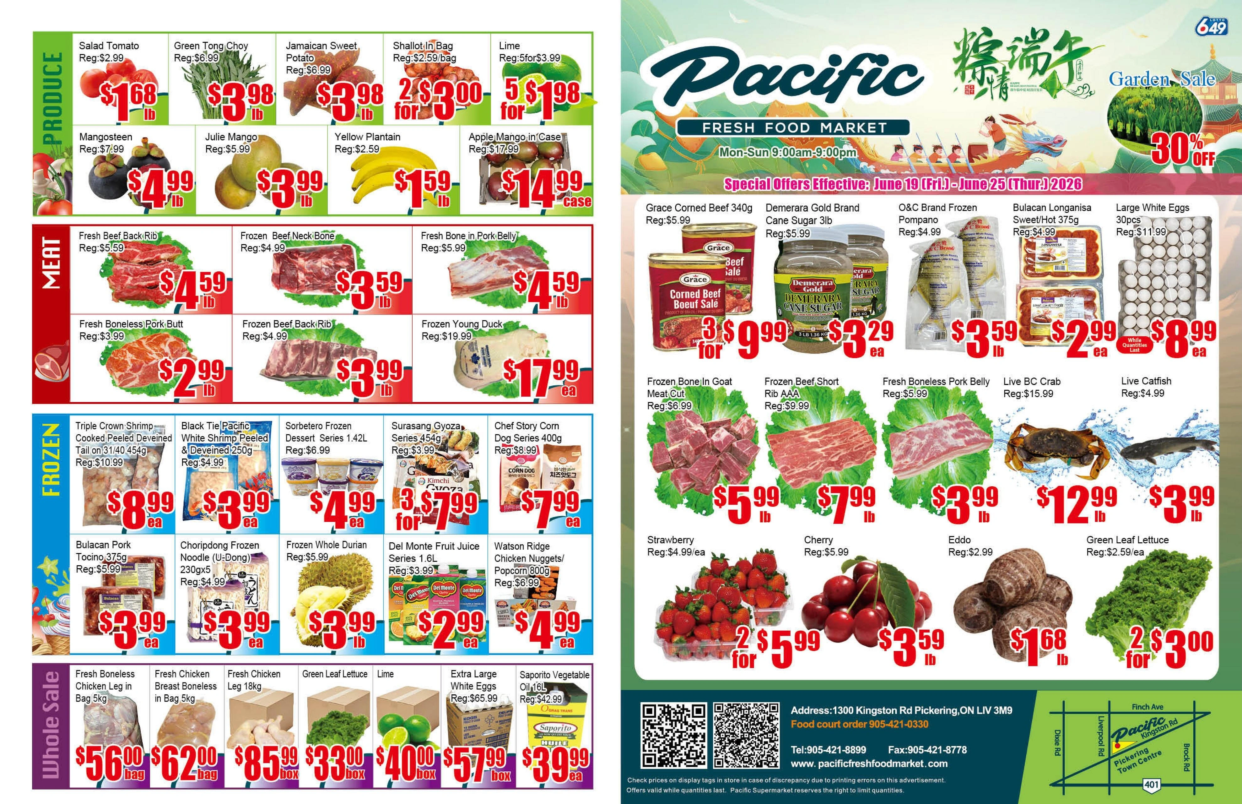 Pacific Fresh Food Market flyer page 1