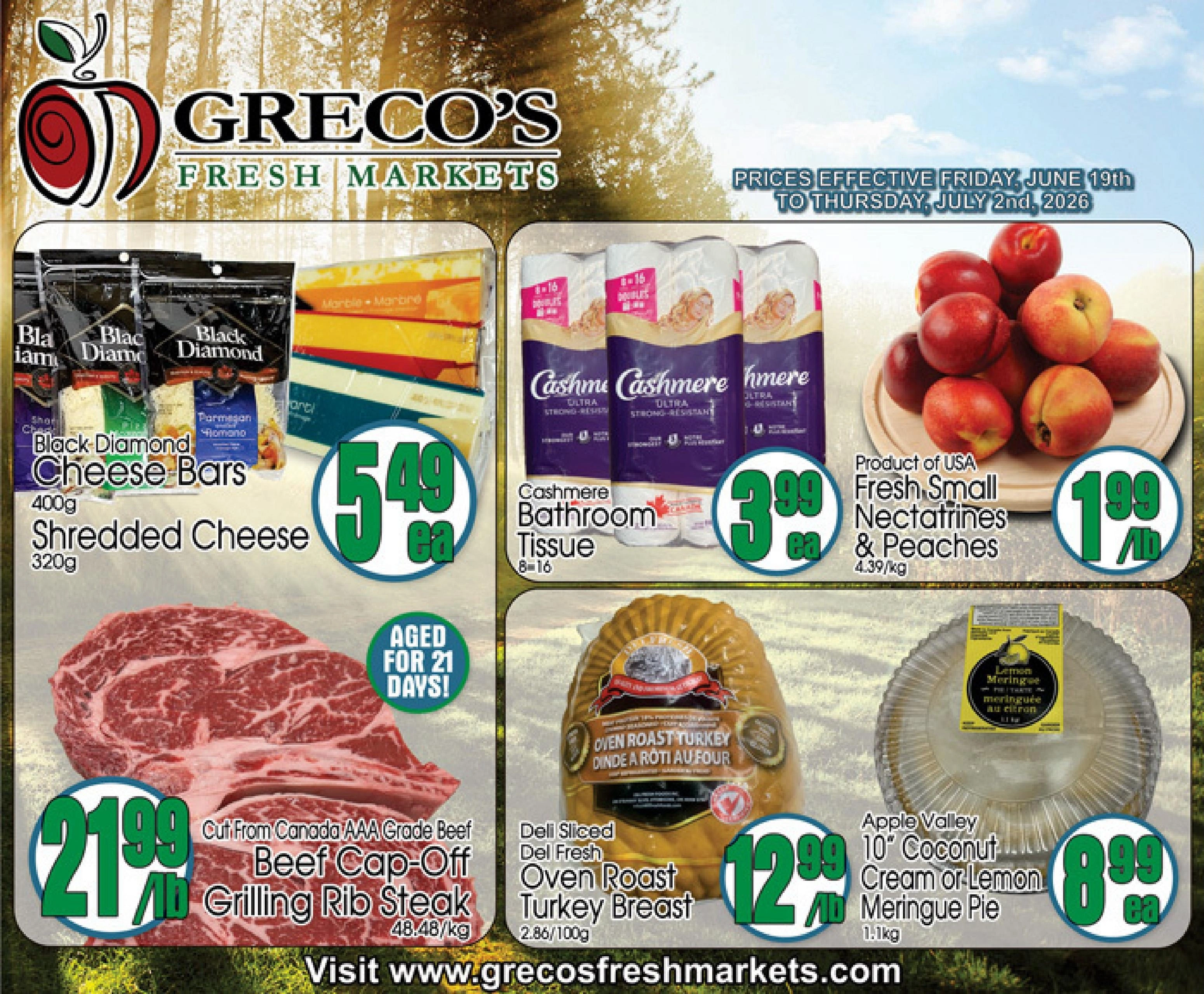 Oak Ridges Food Market flyer page 1