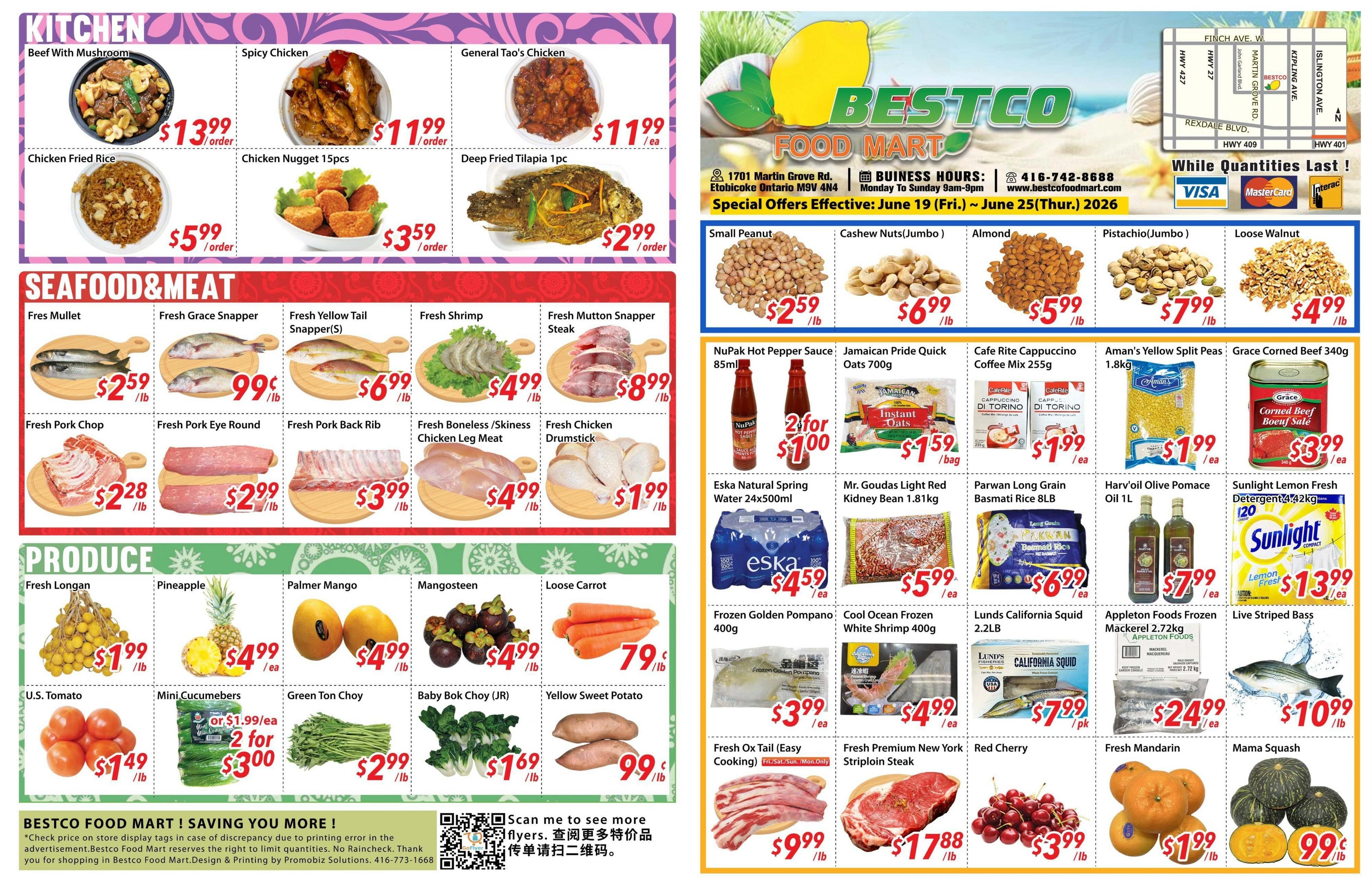 Bestco Foodmart flyer page 1