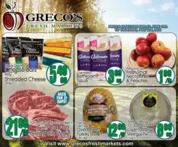 Greco's Fresh Market  Indexed Monthly