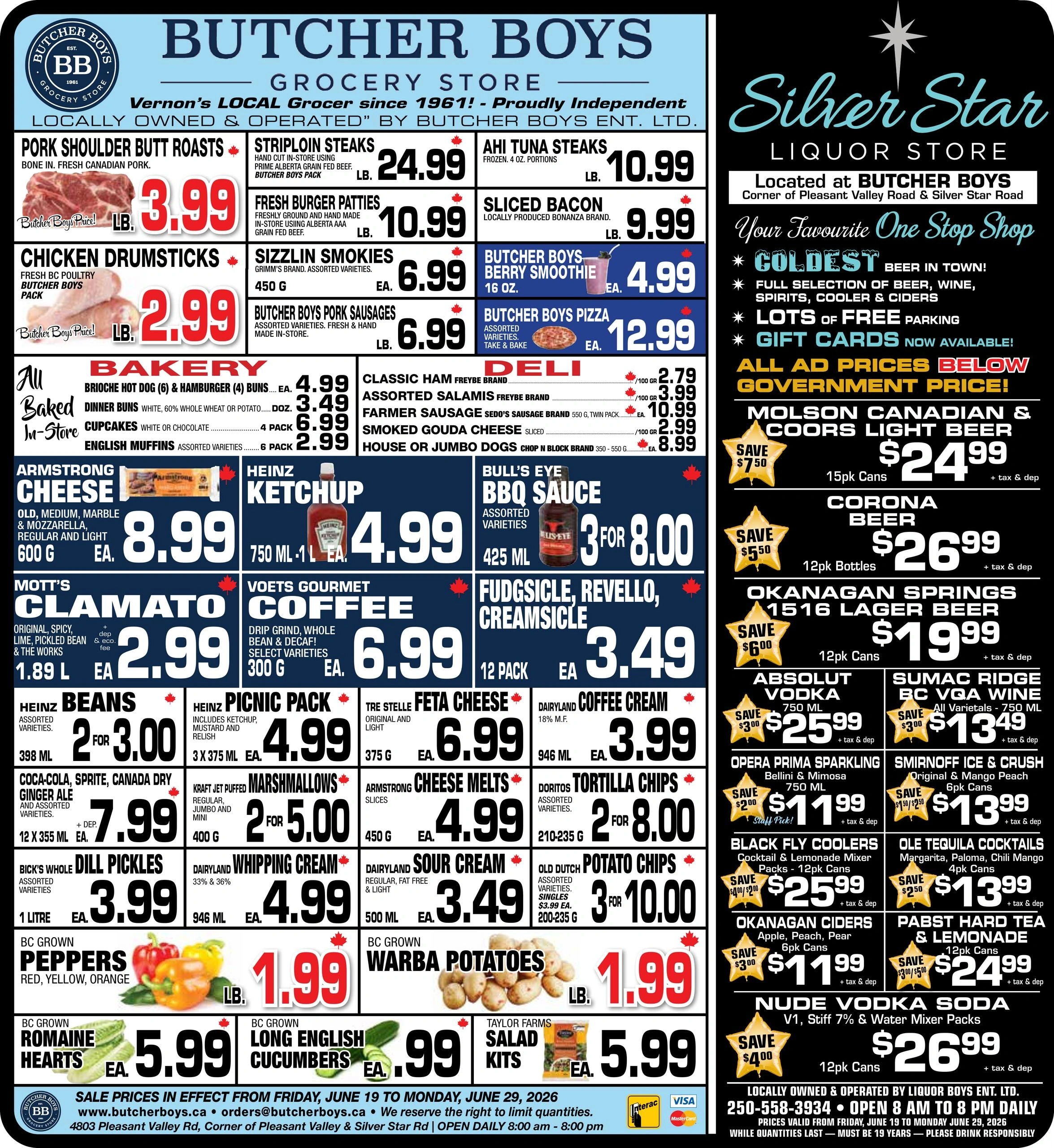 Butcher Boys Food Store flyer page 1