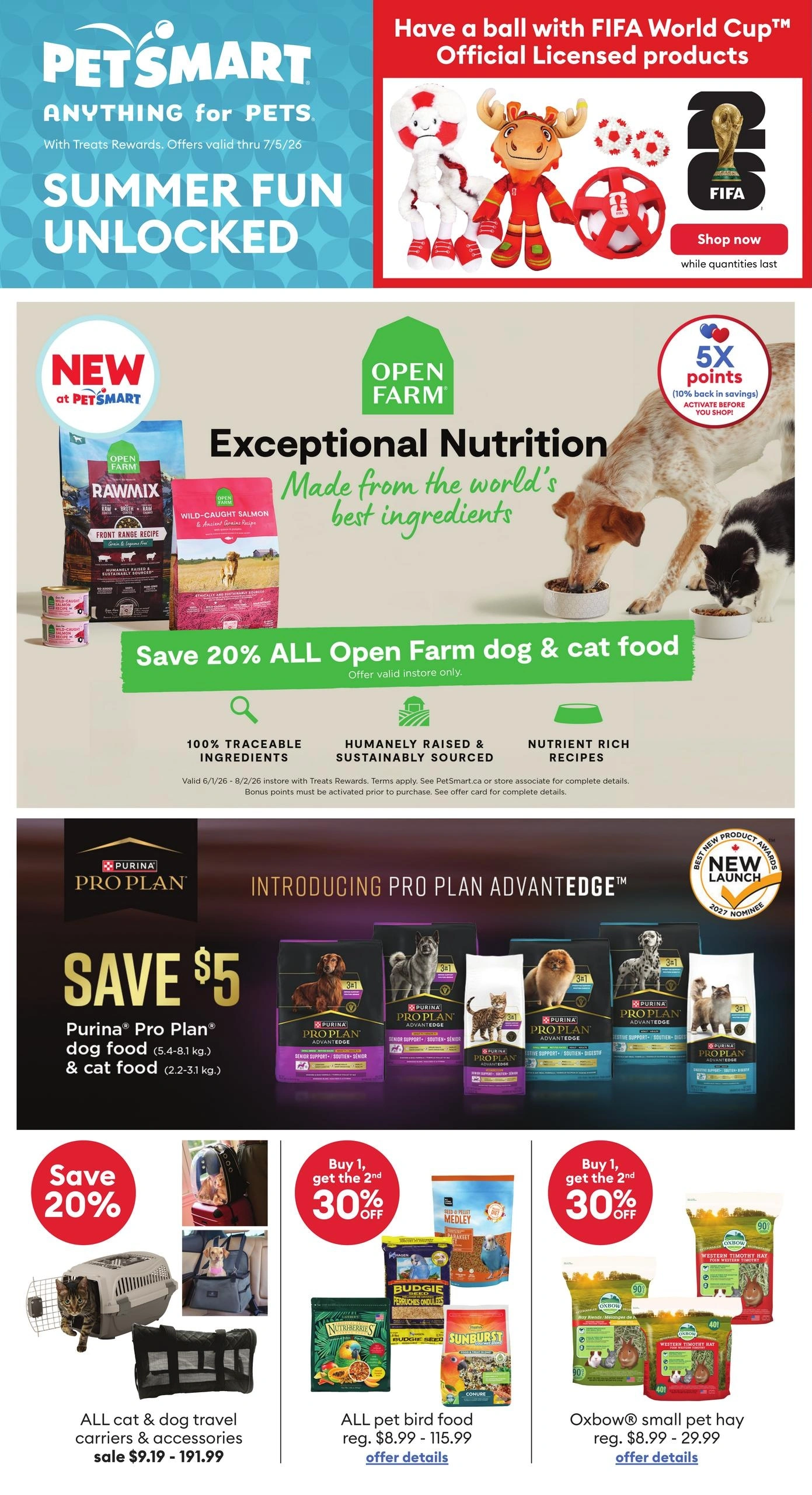 PetSmart flyer page 1
