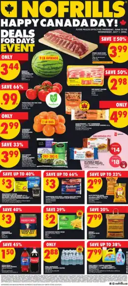 No Frills Weekly Flyer - Valid Thursday, June 25 - Wednesday, July 1