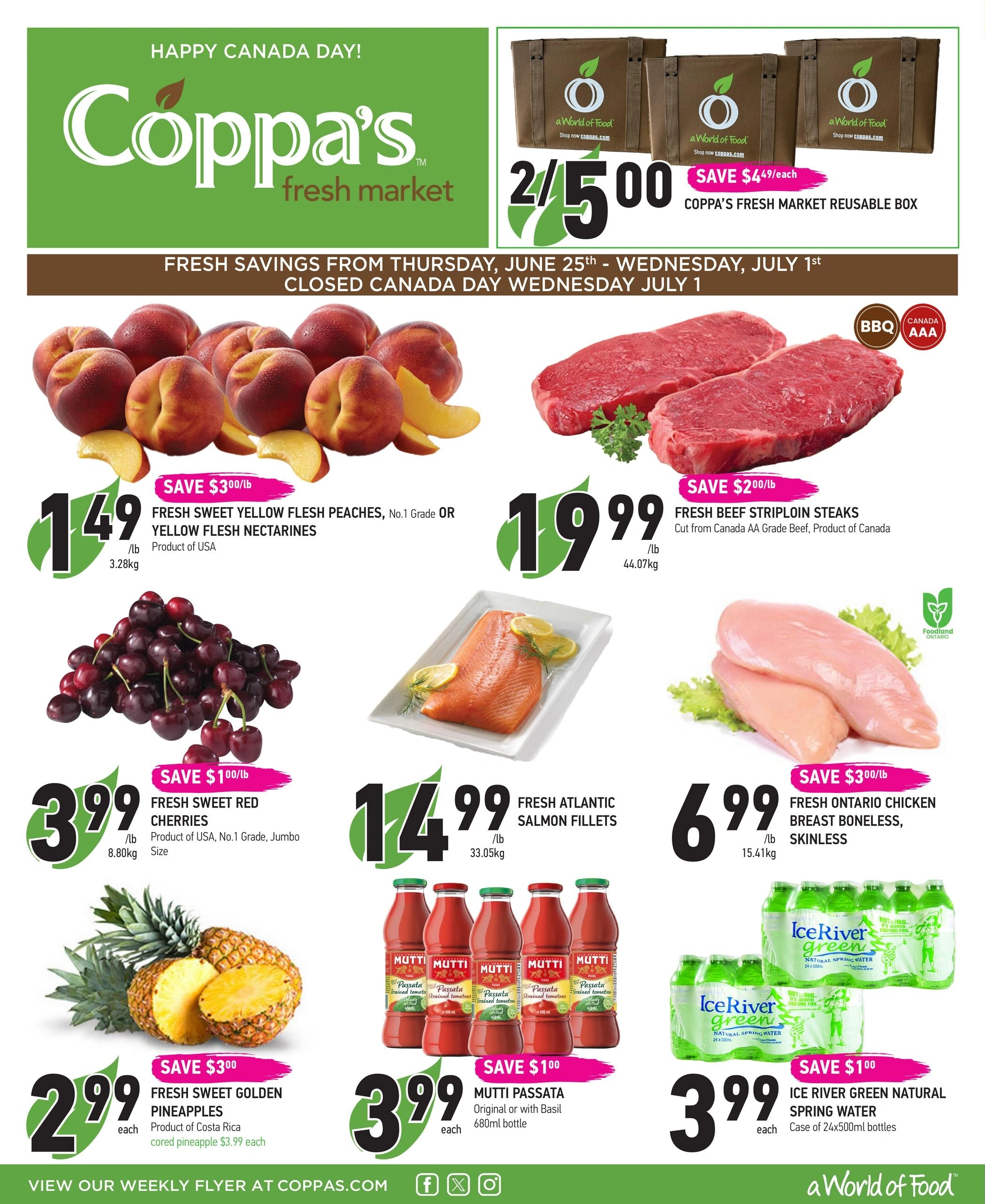 Coppa's Fresh Market flyer page 1