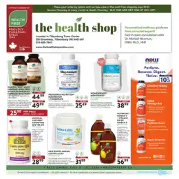 The Health Shop Direct Flyer