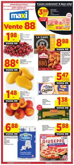 Maxi Weekly Flyer - Valid Thursday, June 25 - Wednesday, July 1