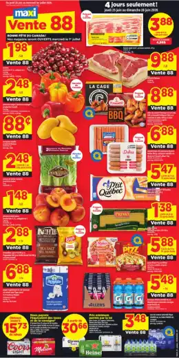Maxi Weekly Flyer - Valid Thursday, June 25 - Wednesday, July 1