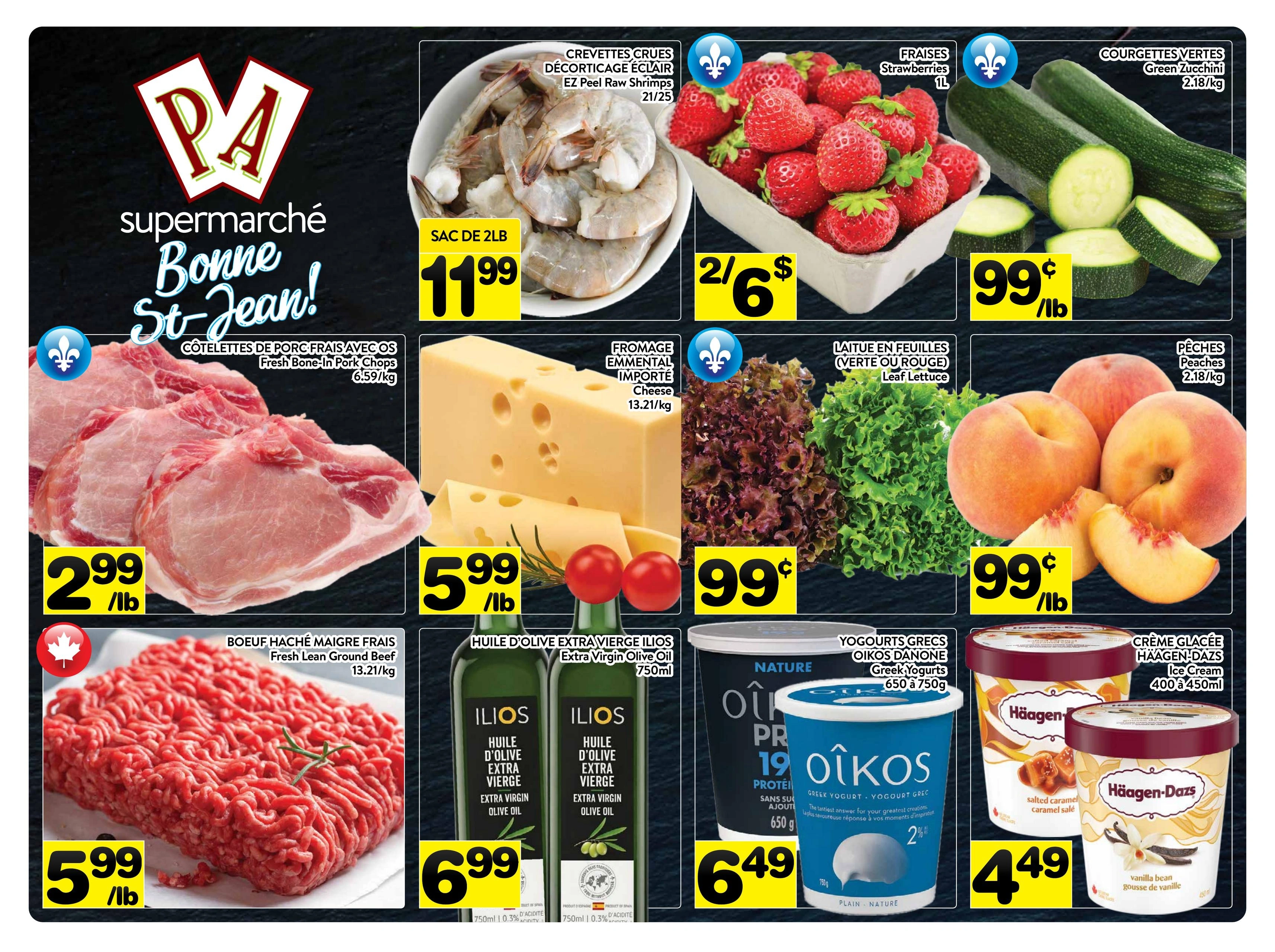 Supermarche PA flyer page 1