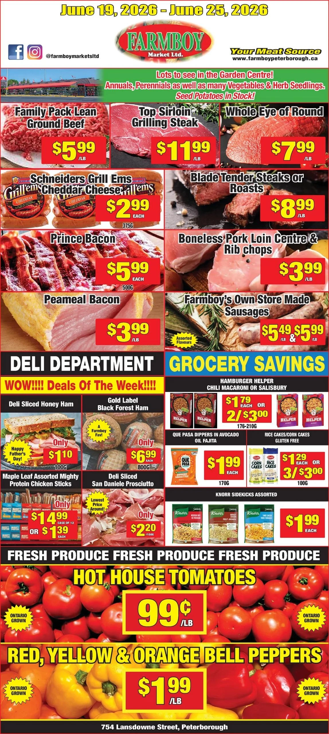 Farmboy Markets Ltd flyer page 1