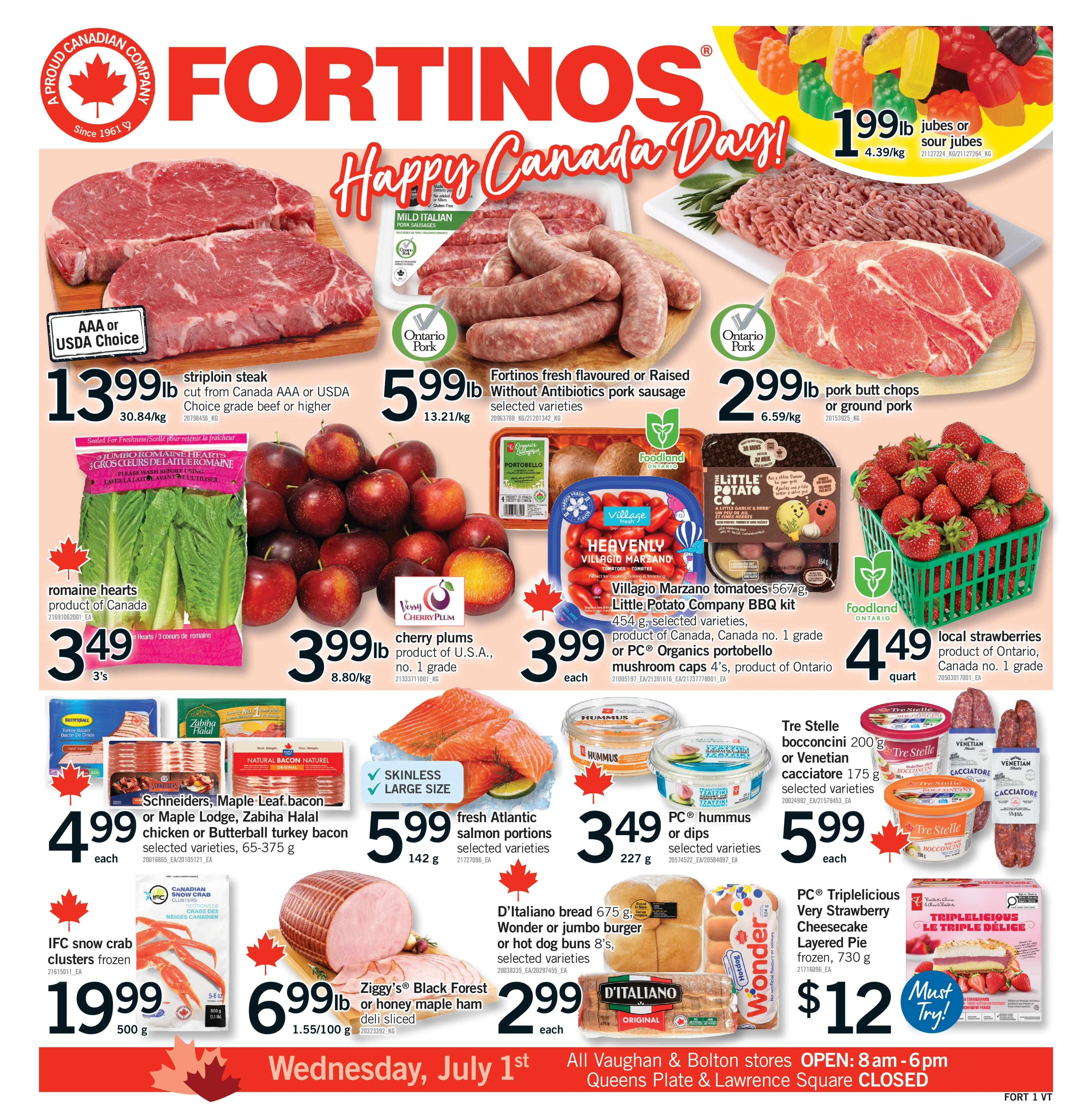 Fortinos flyer page 1