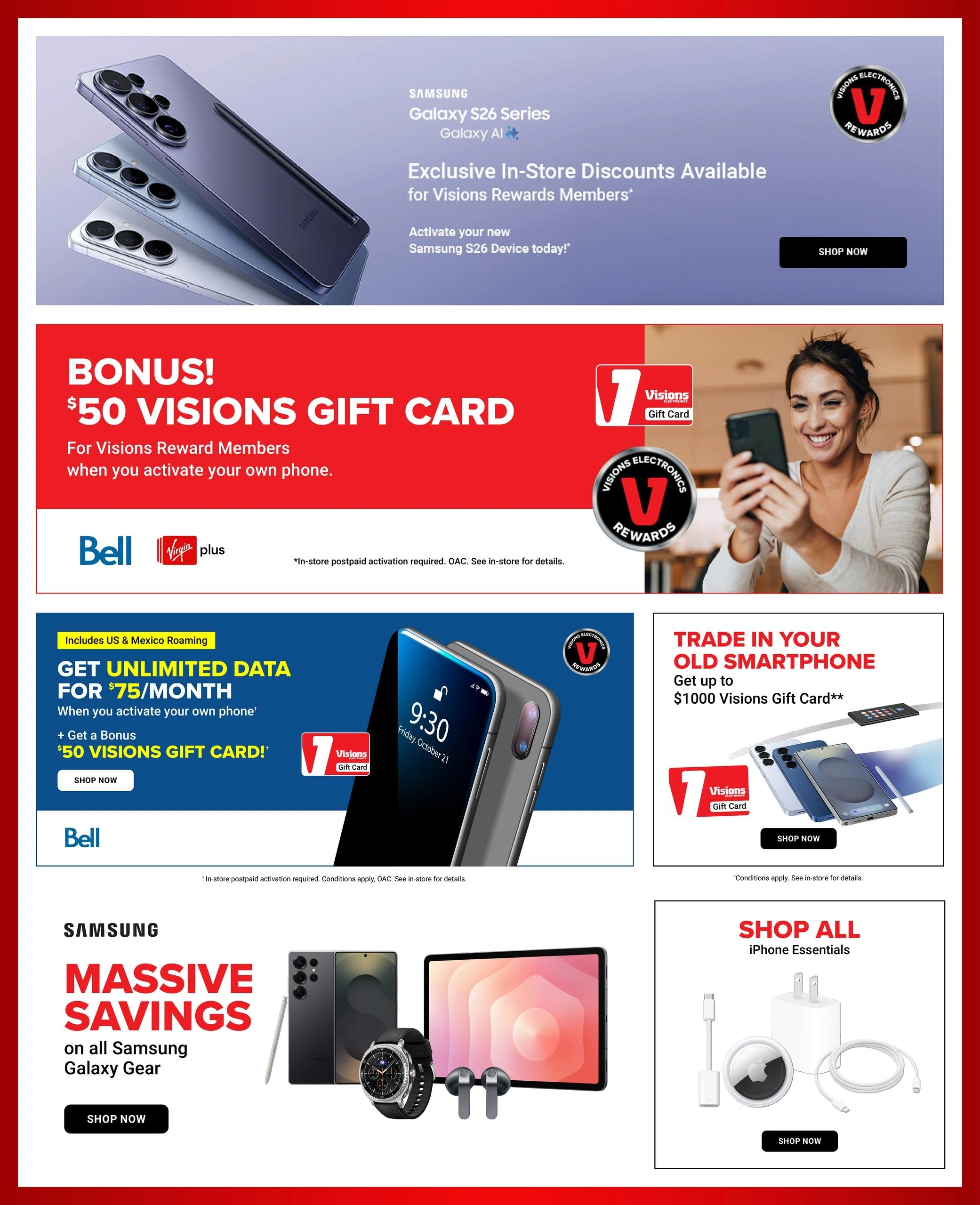 Visions Electronics flyer page 7