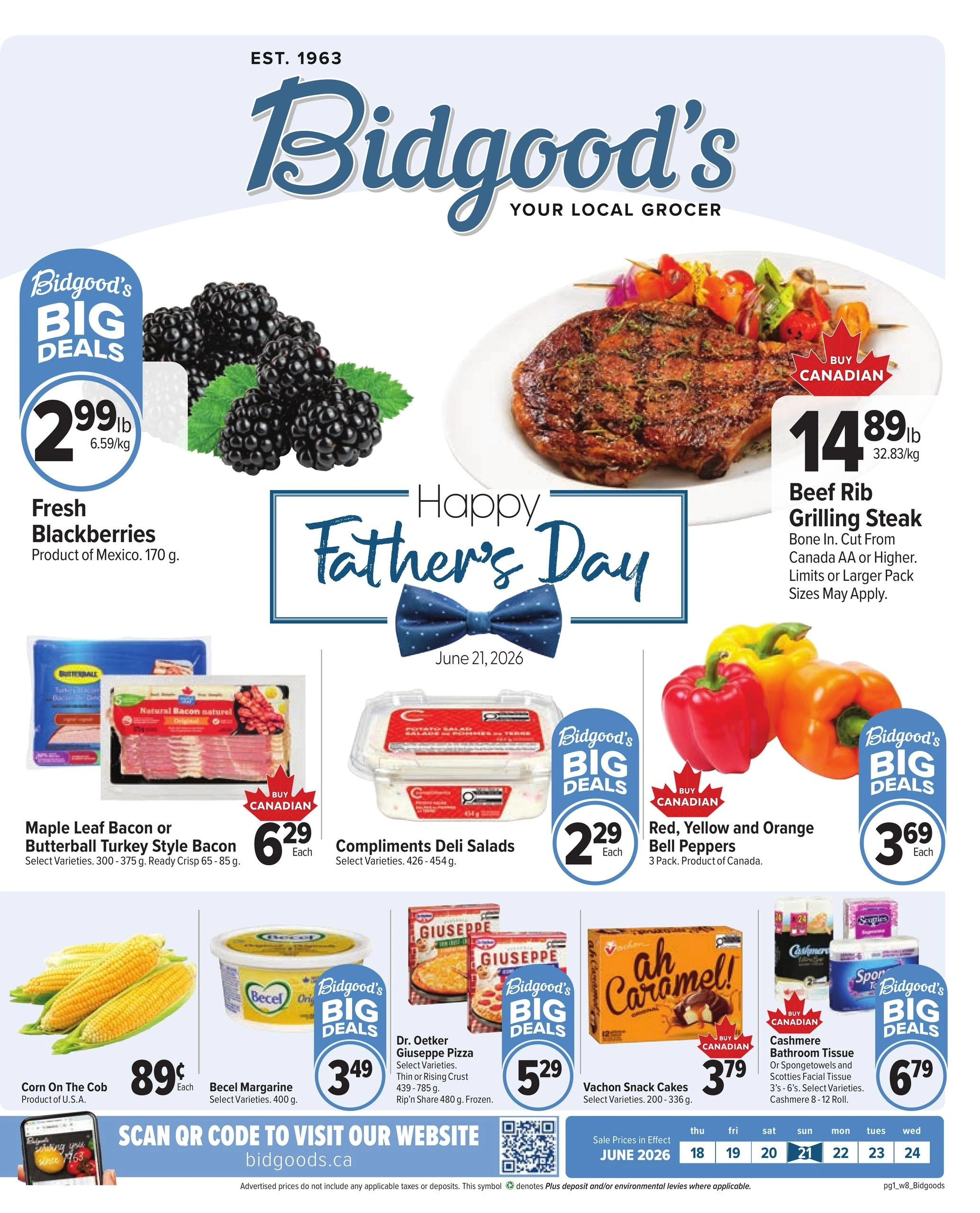 BidGood's flyer page 1