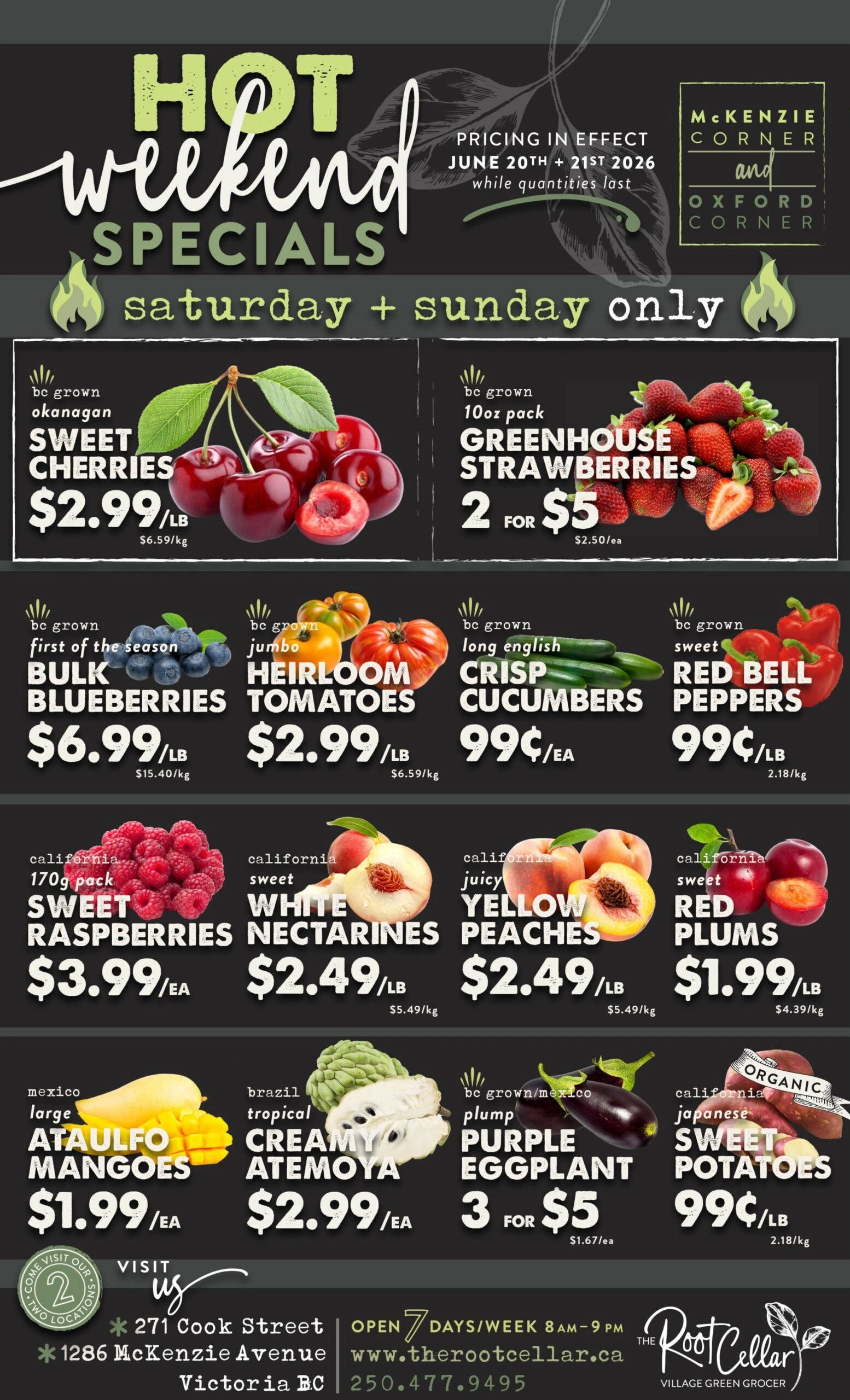 The Root Cellar flyer page 1