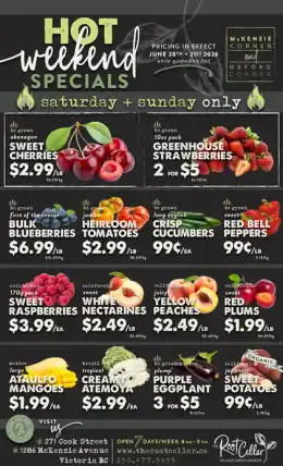 The Root Cellar Indexed Weekly
