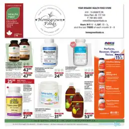 Homegrown Foods flyer