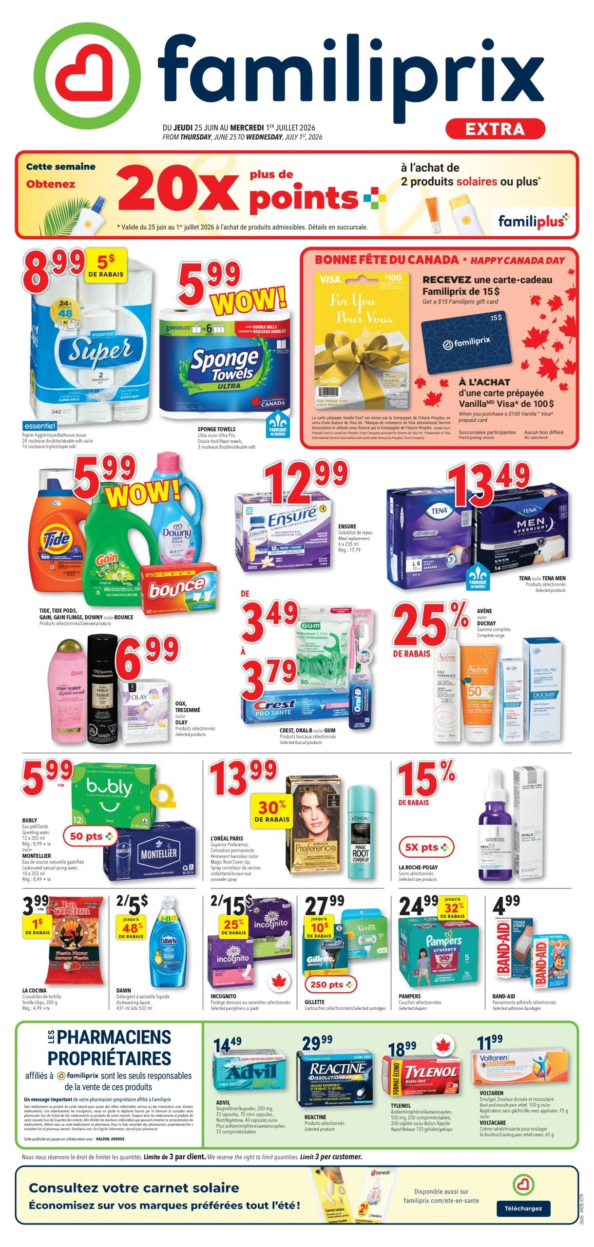 Familiprix Extra flyer page 1