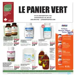 Le Panier Vert flyer