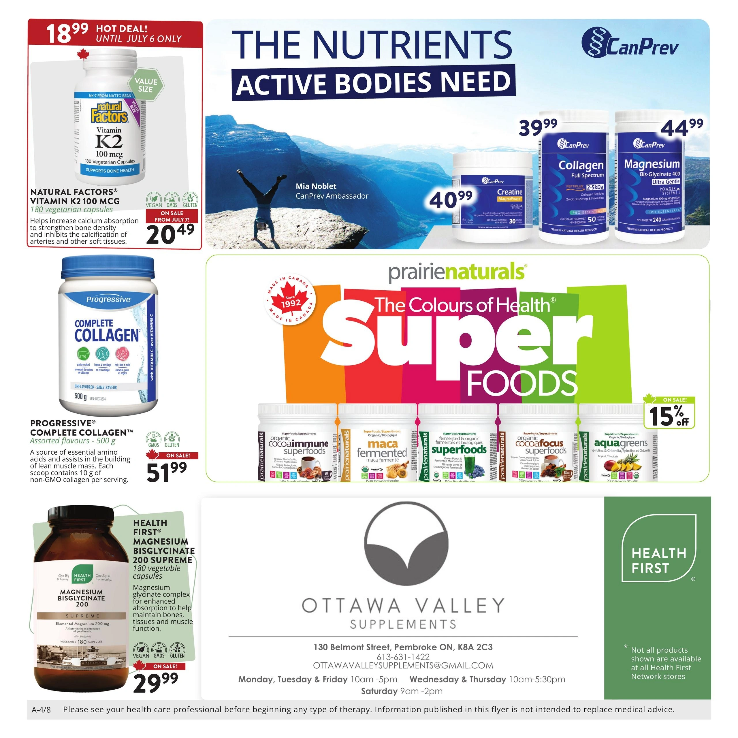 Ottawa Valley Supplements flyer page 4