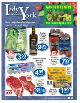 Lady York Foods Indexed Weekly