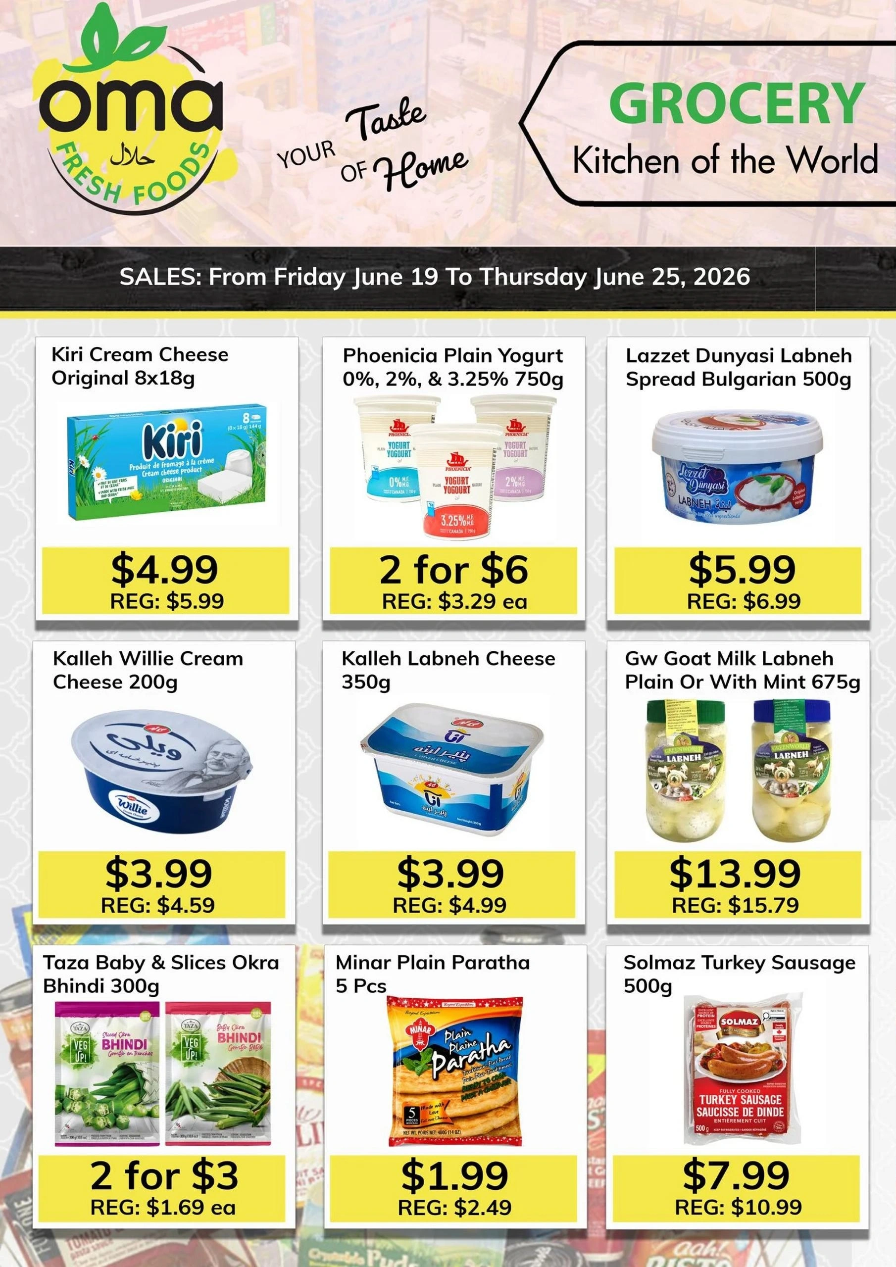 Oma Fresh Foods flyer page 1