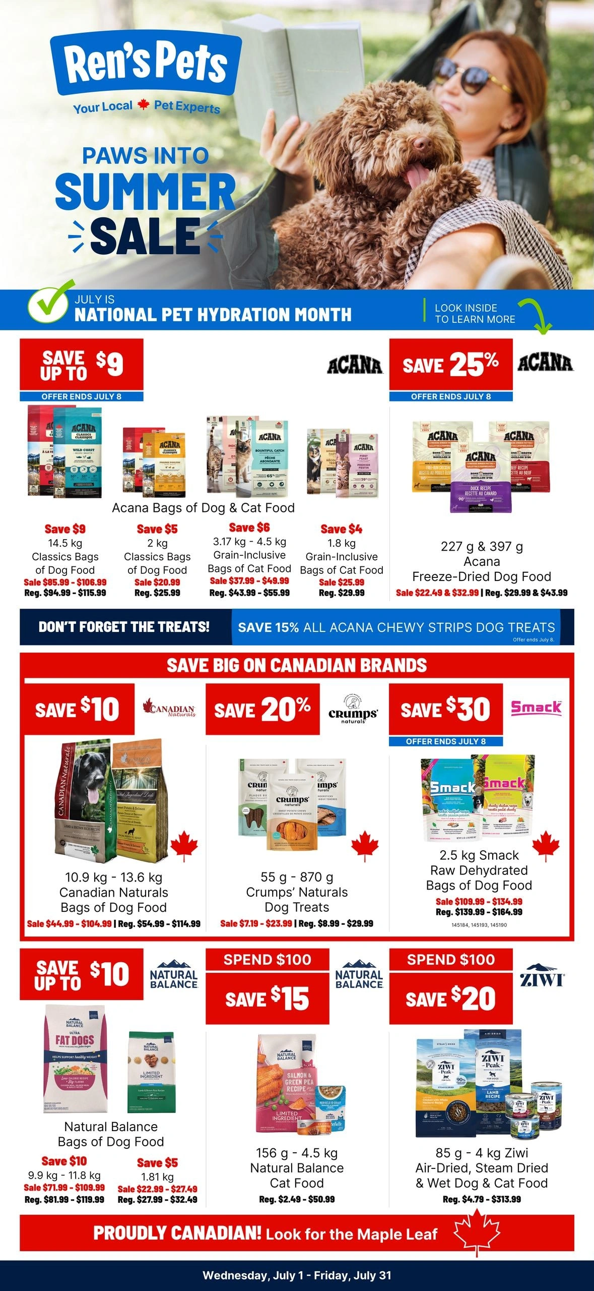 Ren's Pets flyer page 1