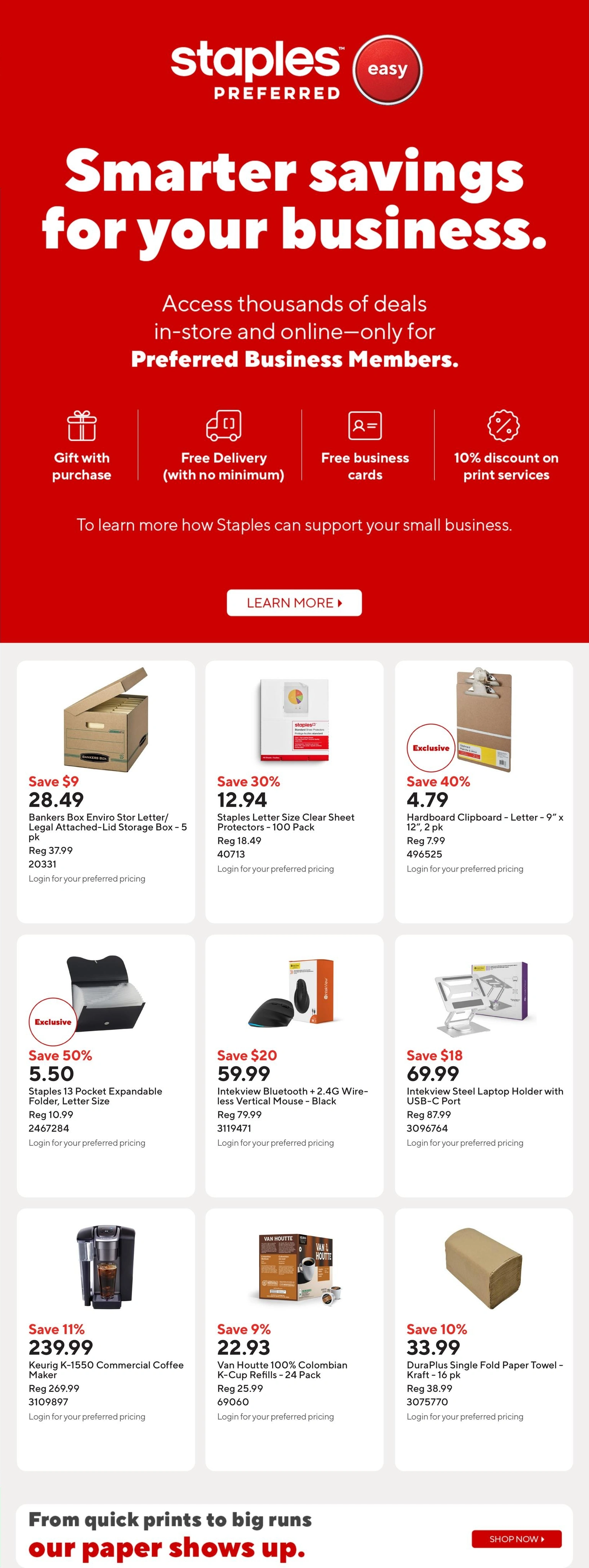 Staples flyer page 16