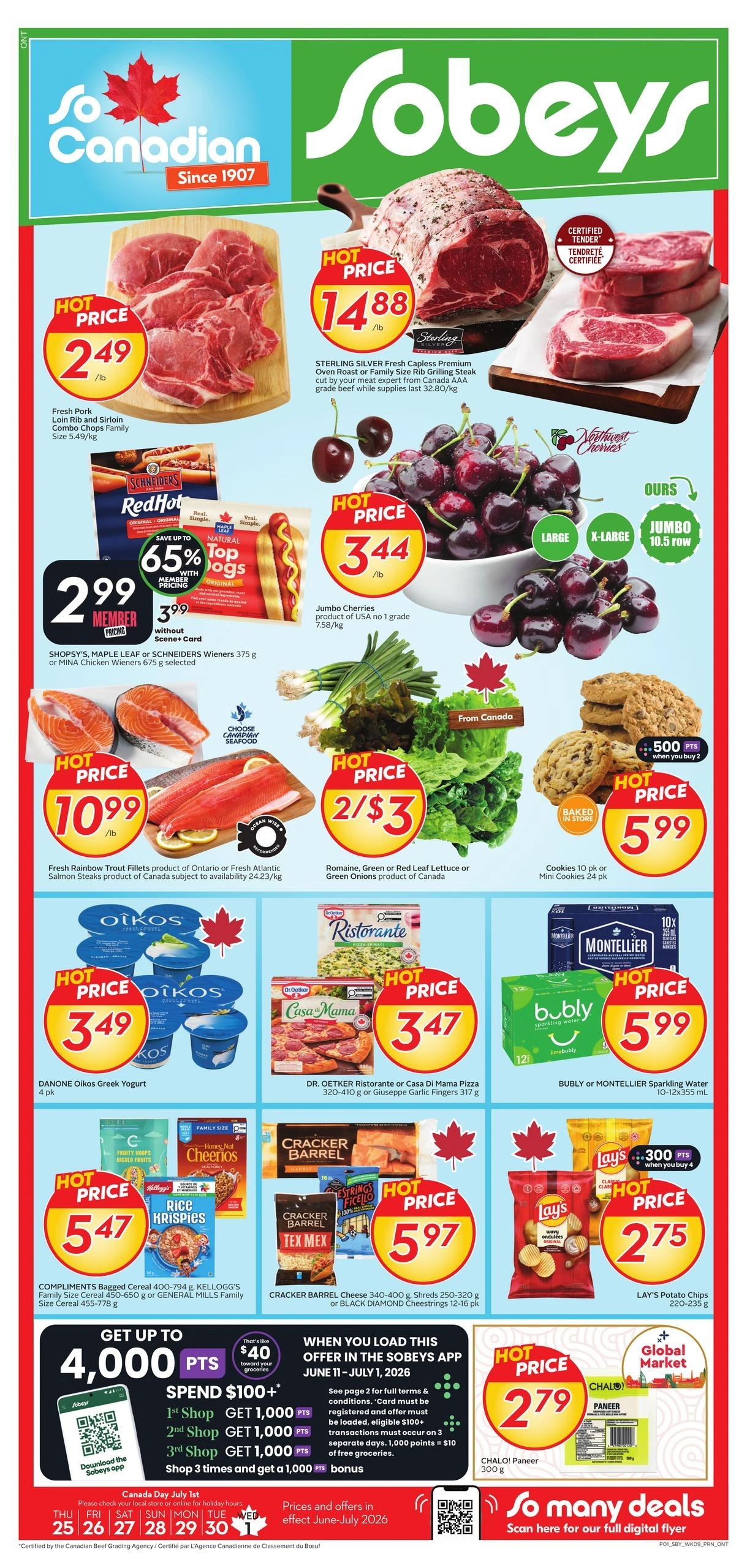 Sobeys flyer page 1