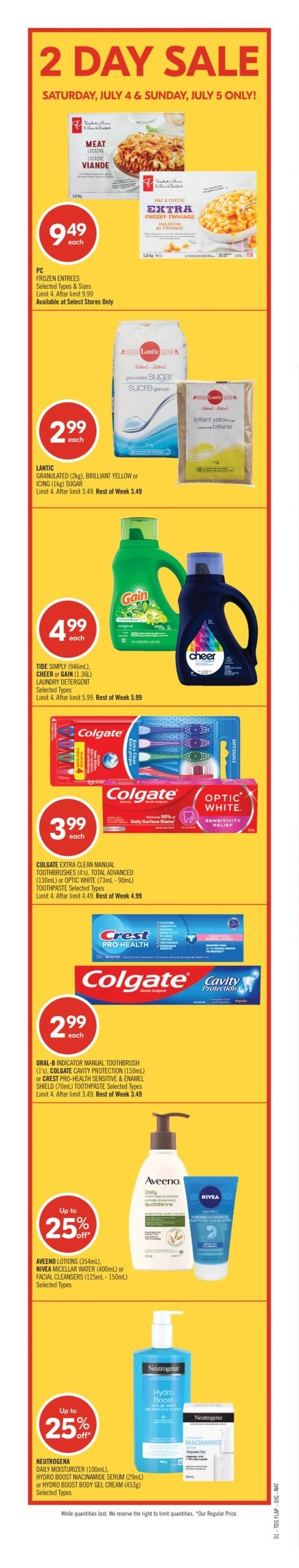 Shoppers Drug Mart flyer page 1