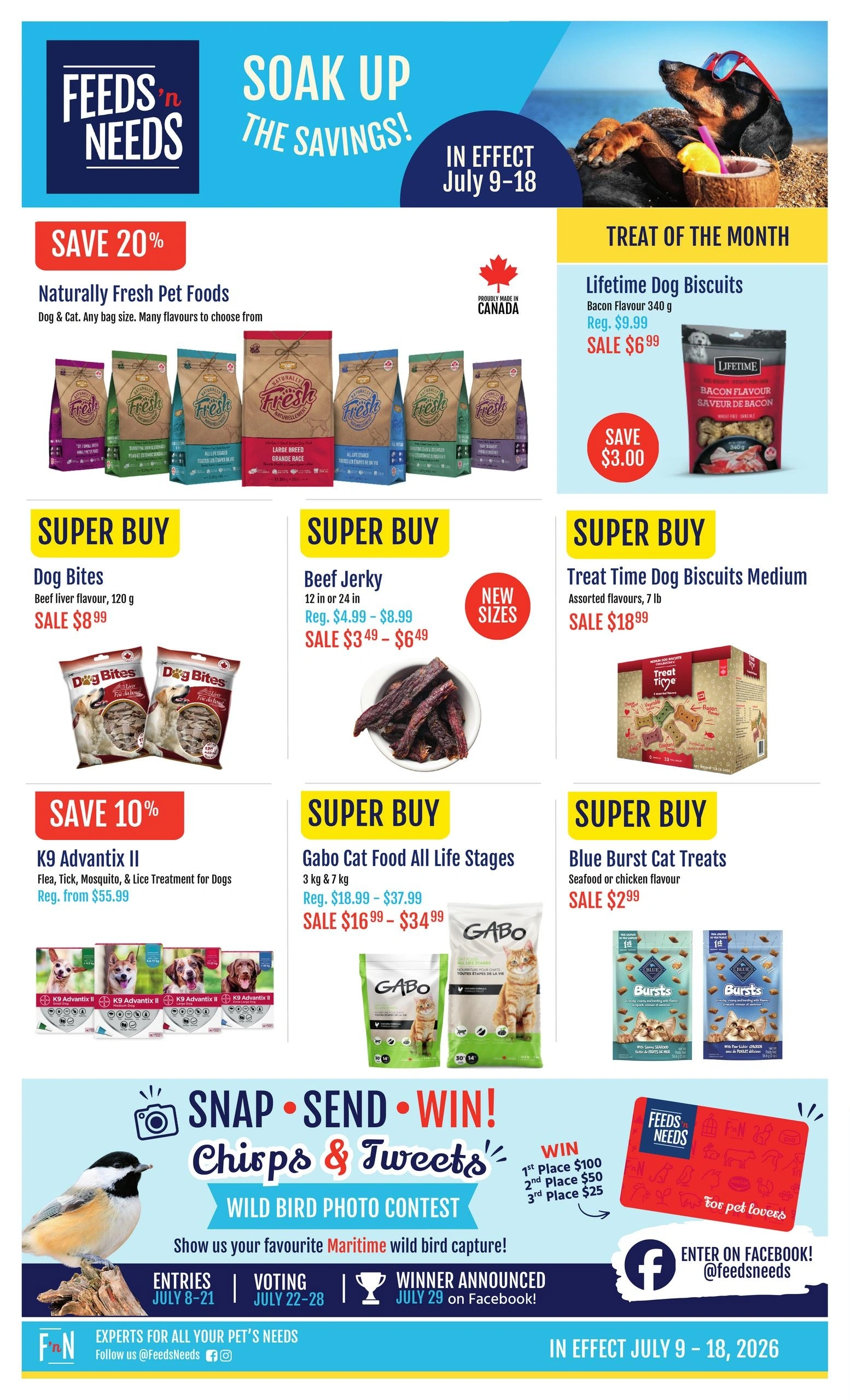 Feeds 'N Needs flyer page 1