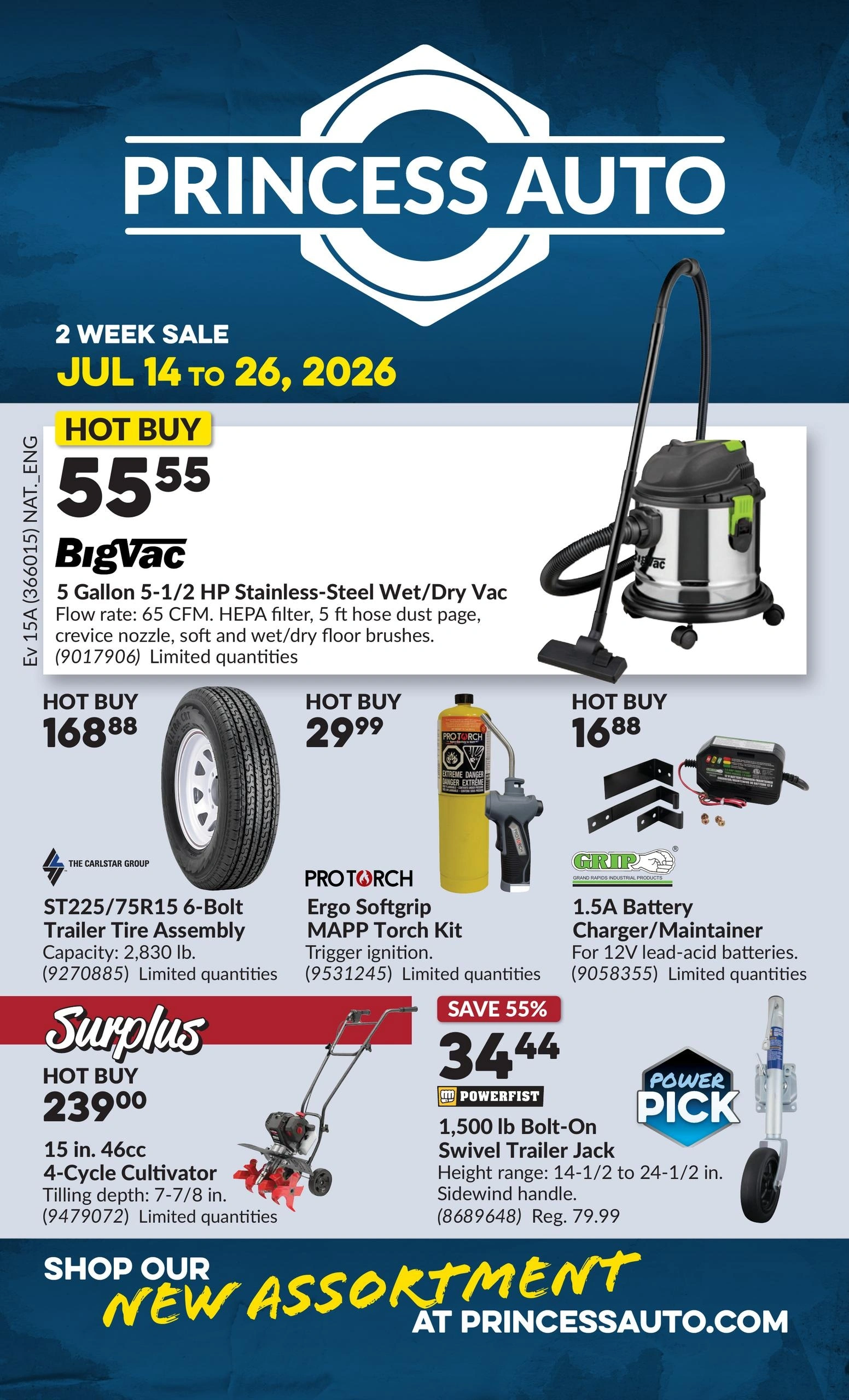 Princess Auto flyer page 1