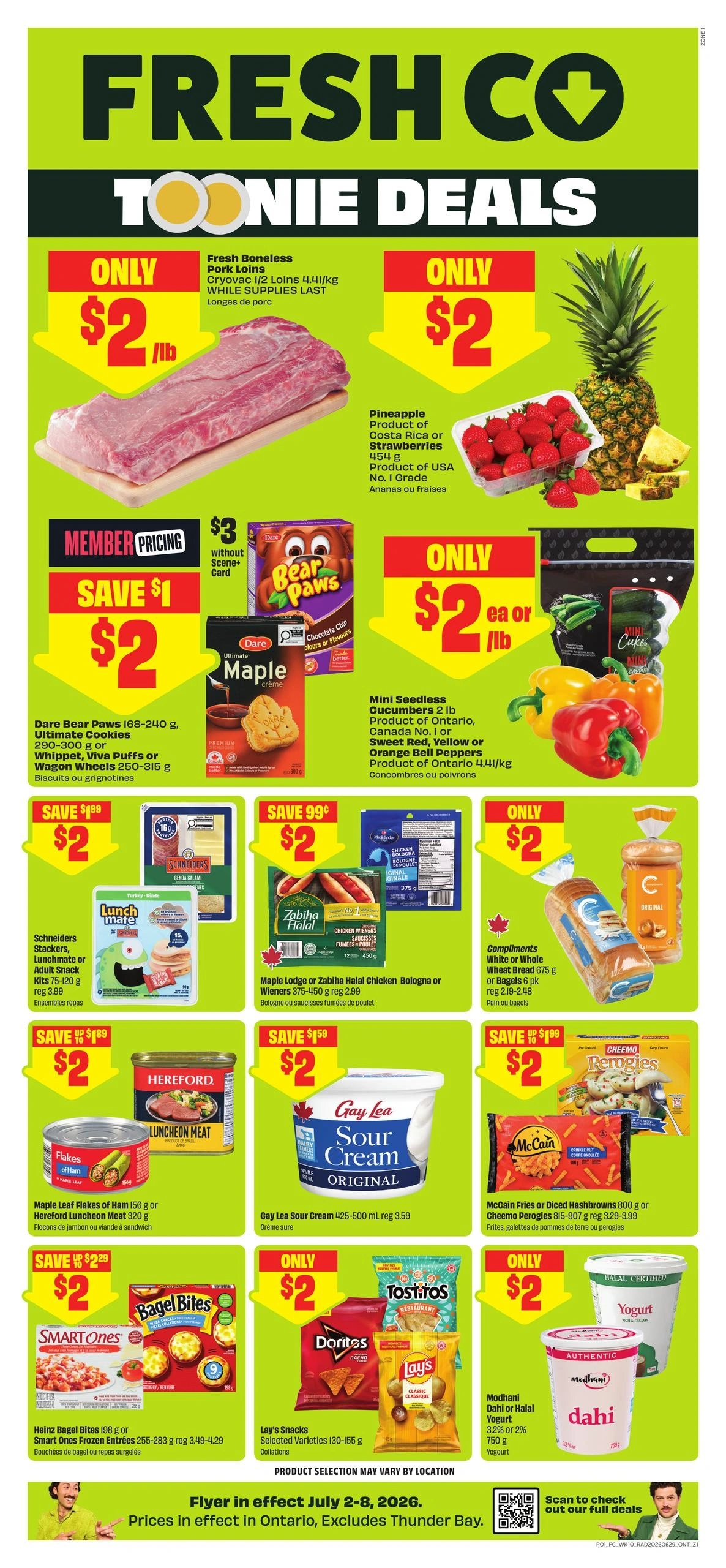 FreshCo flyer page 1