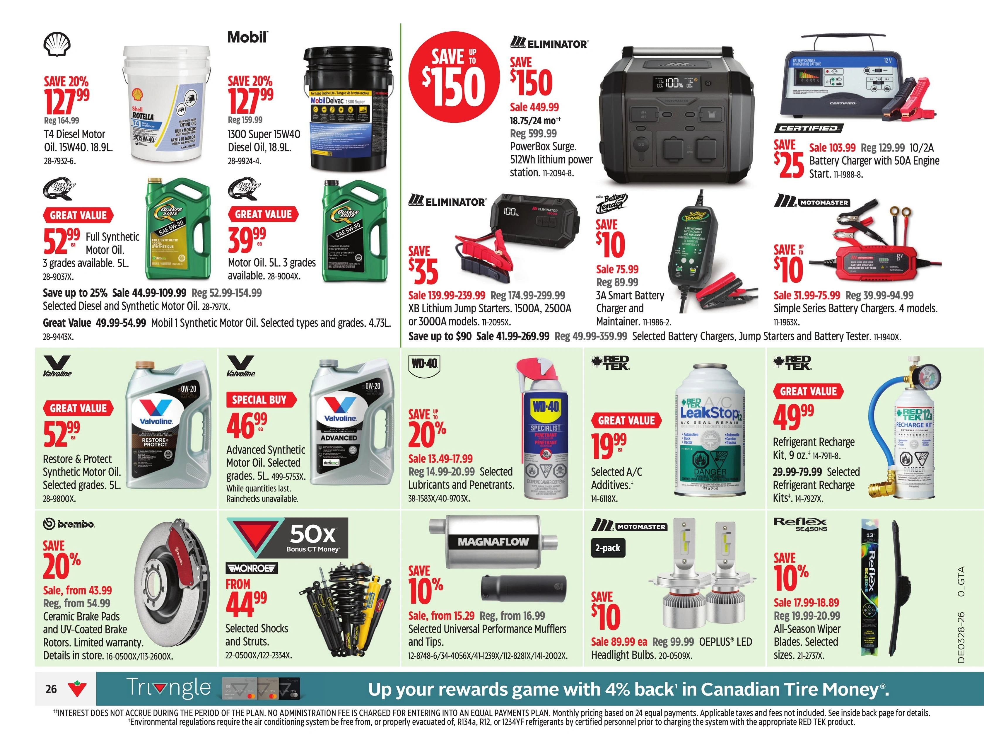 Canadian Tire flyer page 36