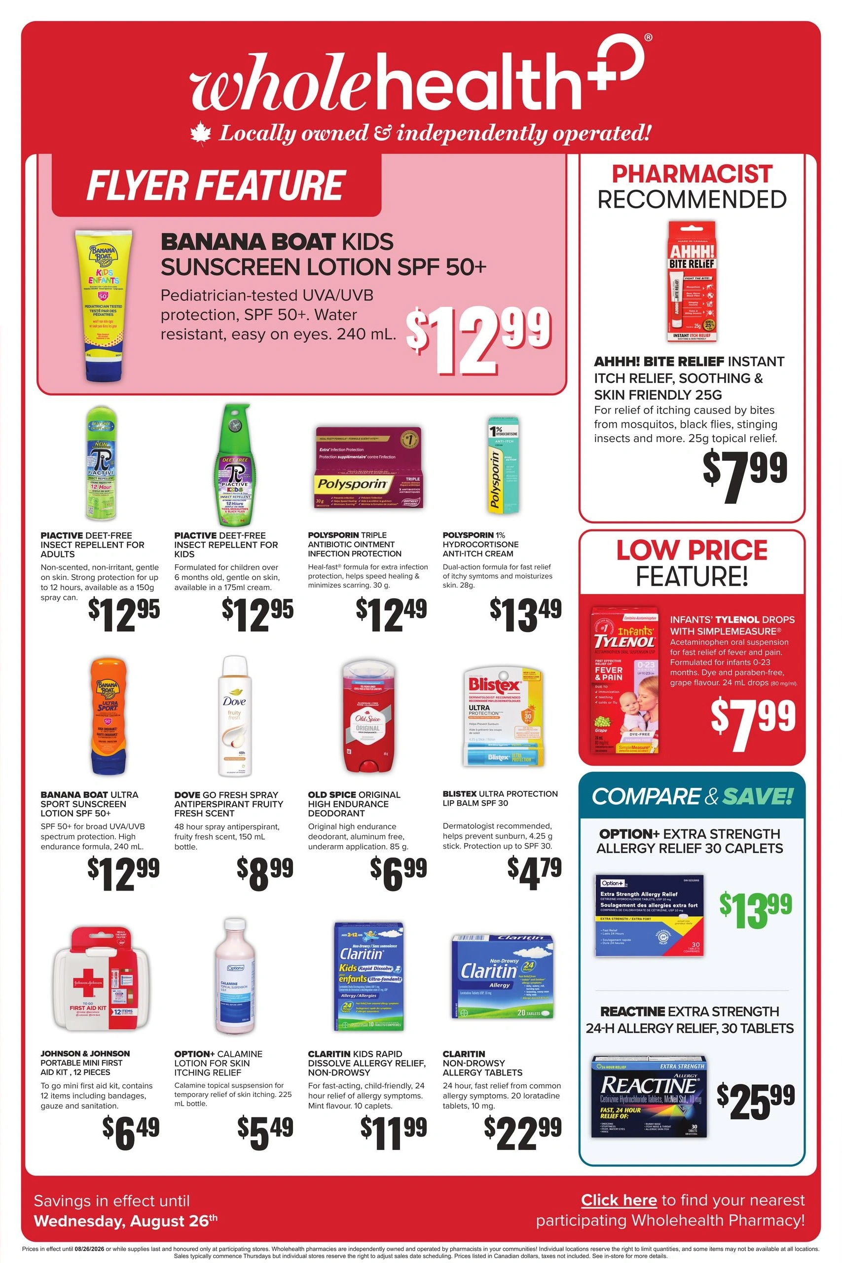 Wholehealth Pharmacy flyer page 2