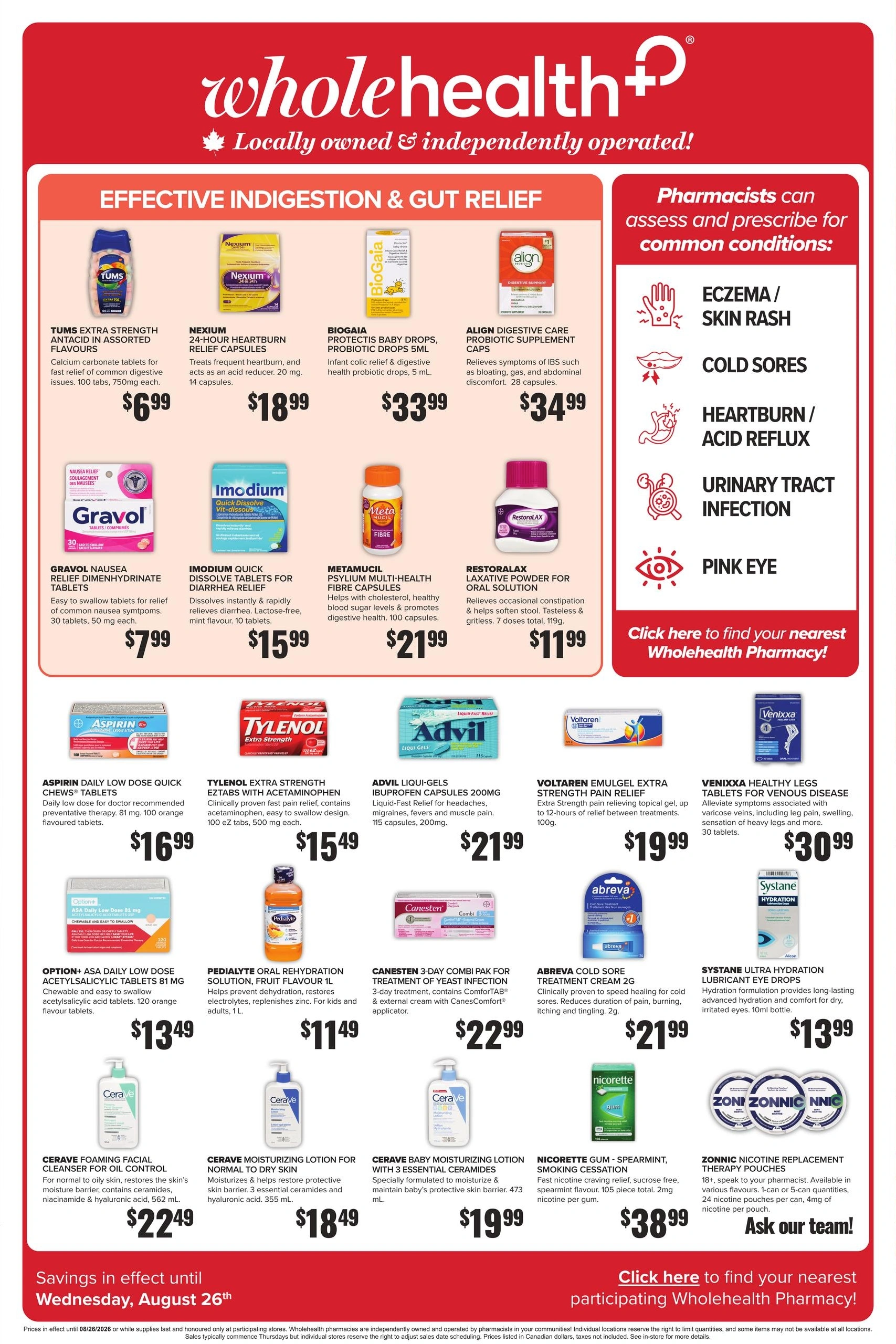 Wholehealth Pharmacy flyer page 4