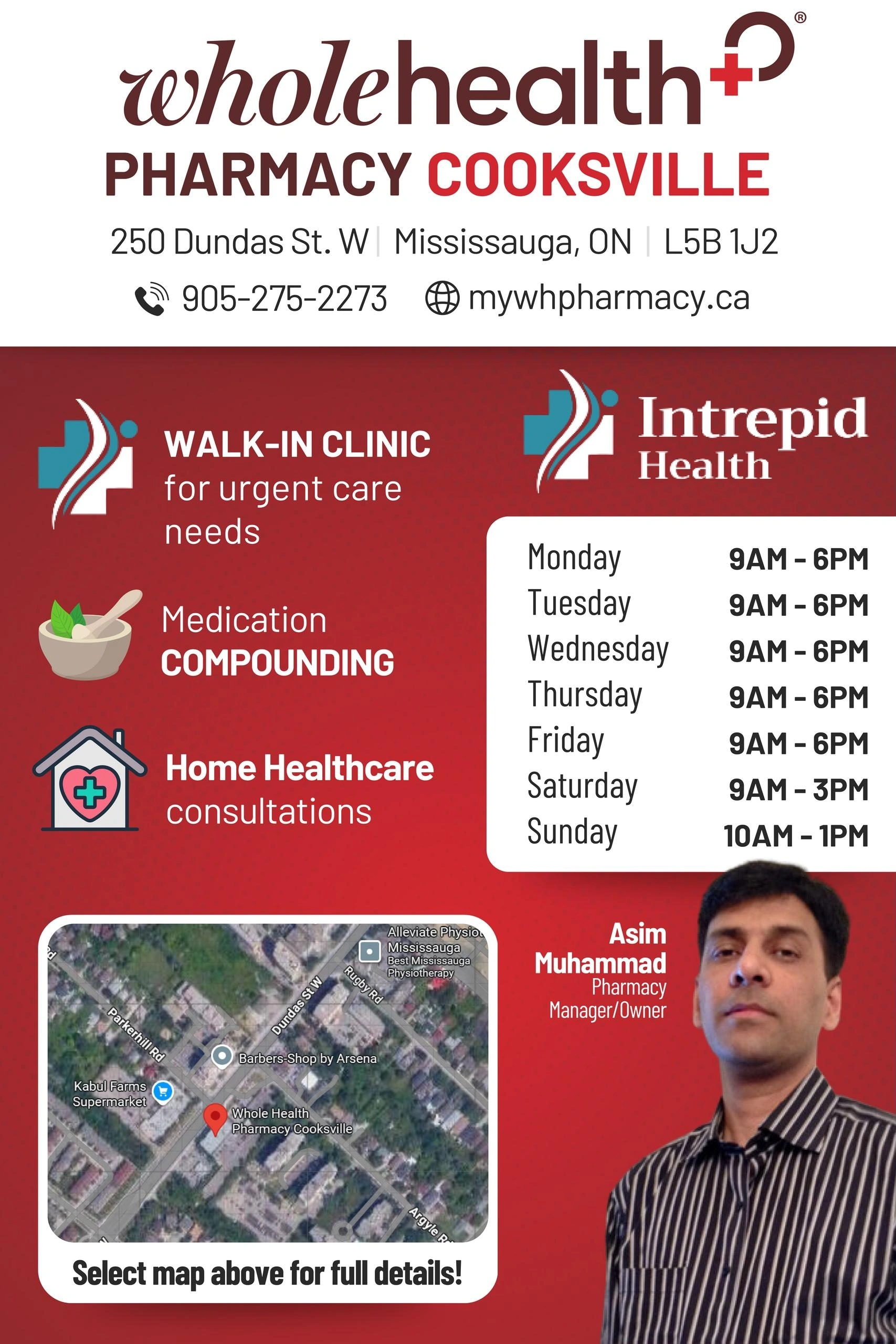 Wholehealth Pharmacy flyer page 1