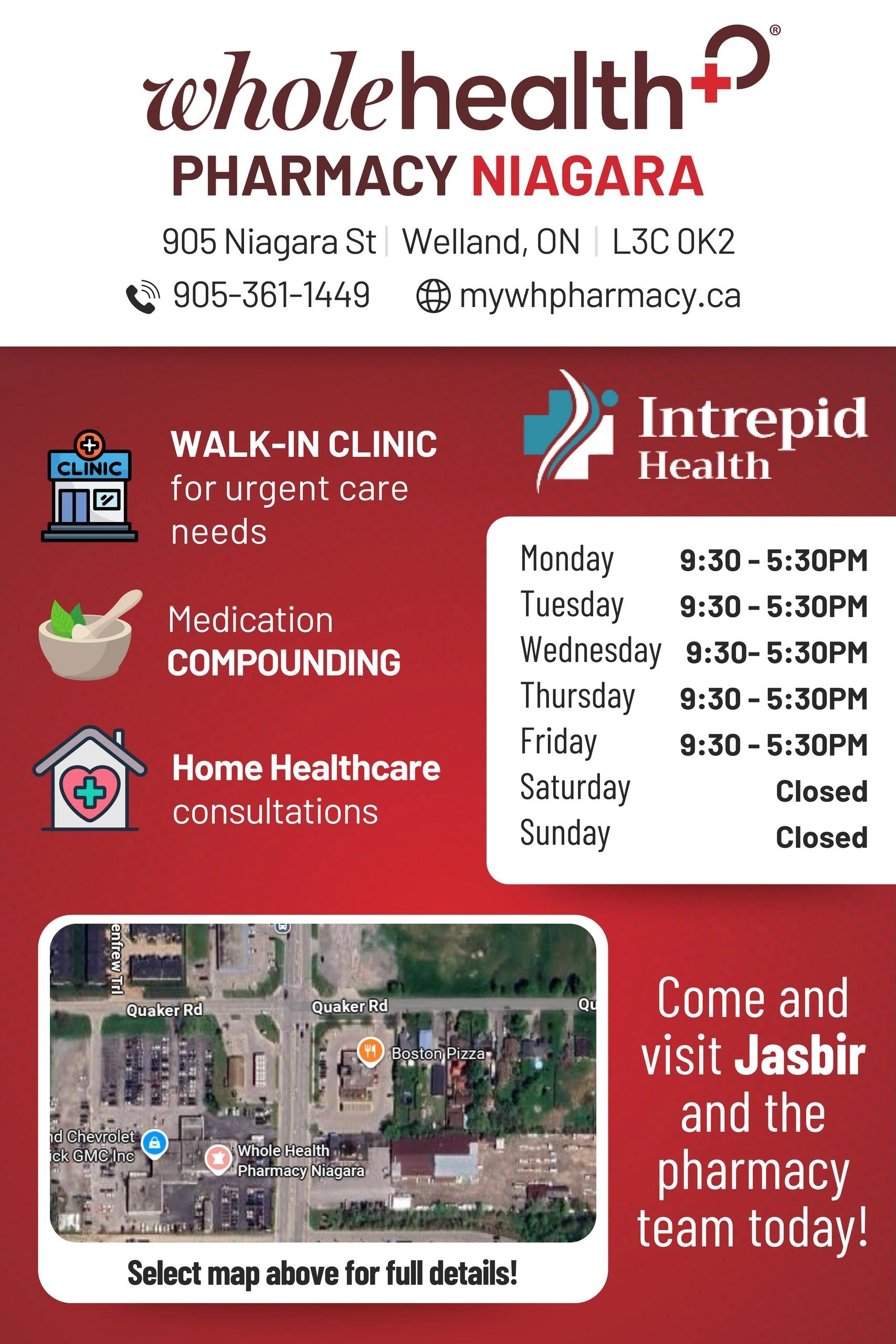 Wholehealth Pharmacy flyer page 1