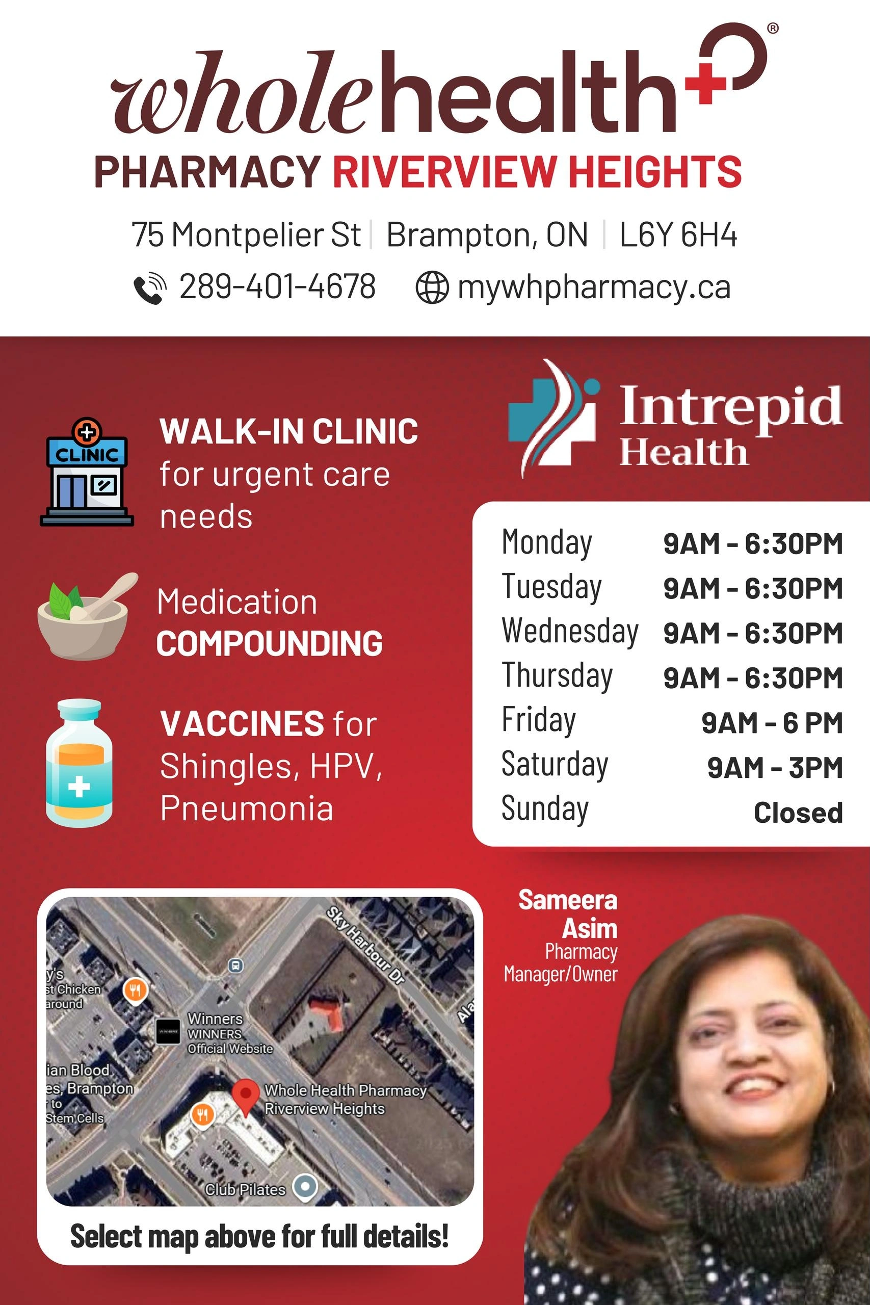Wholehealth Pharmacy flyer page 1