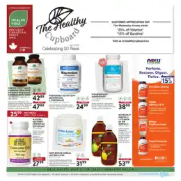 The Healthy Cupboard flyer