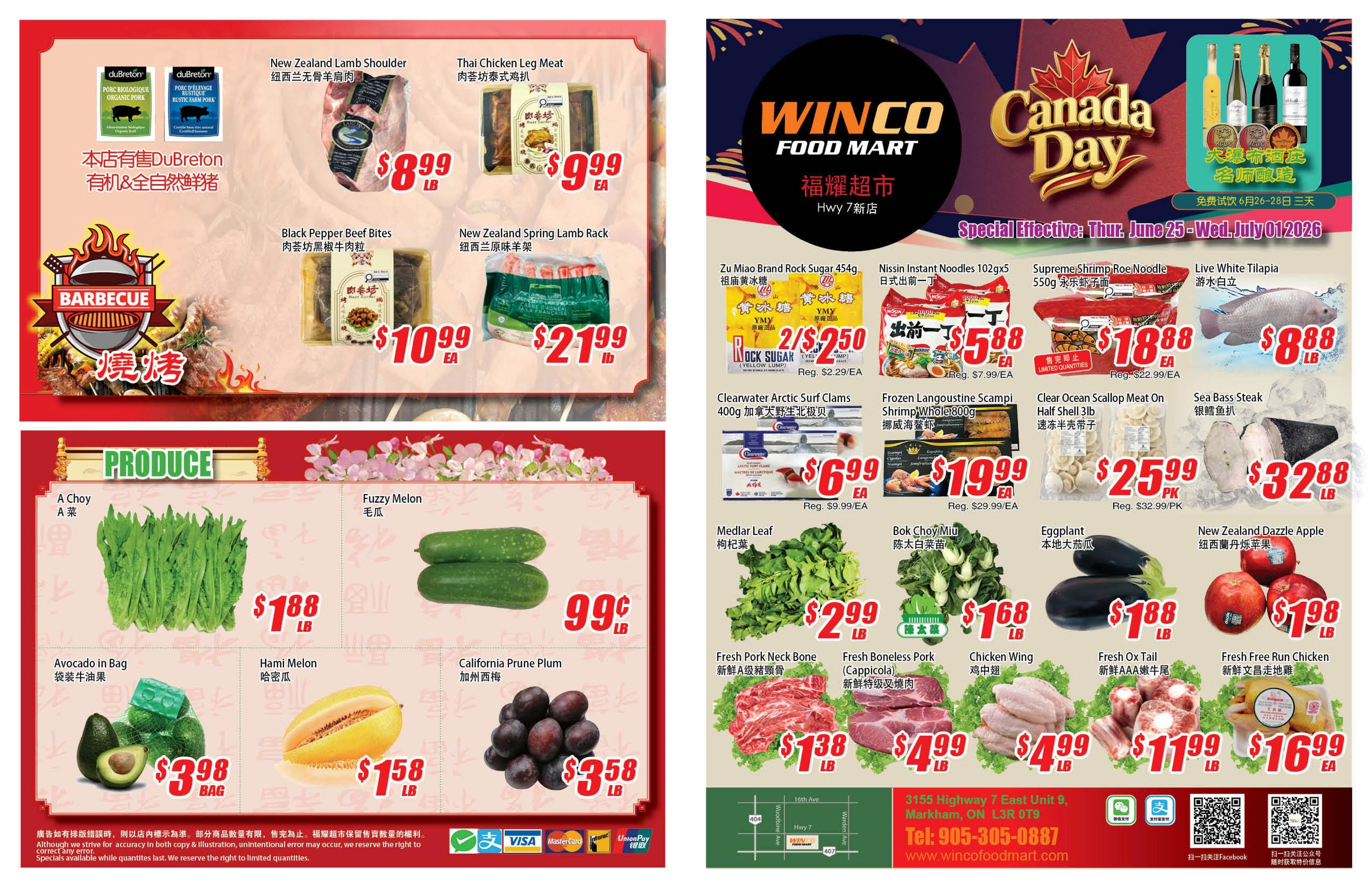 Winco Food Mart flyer page 1
