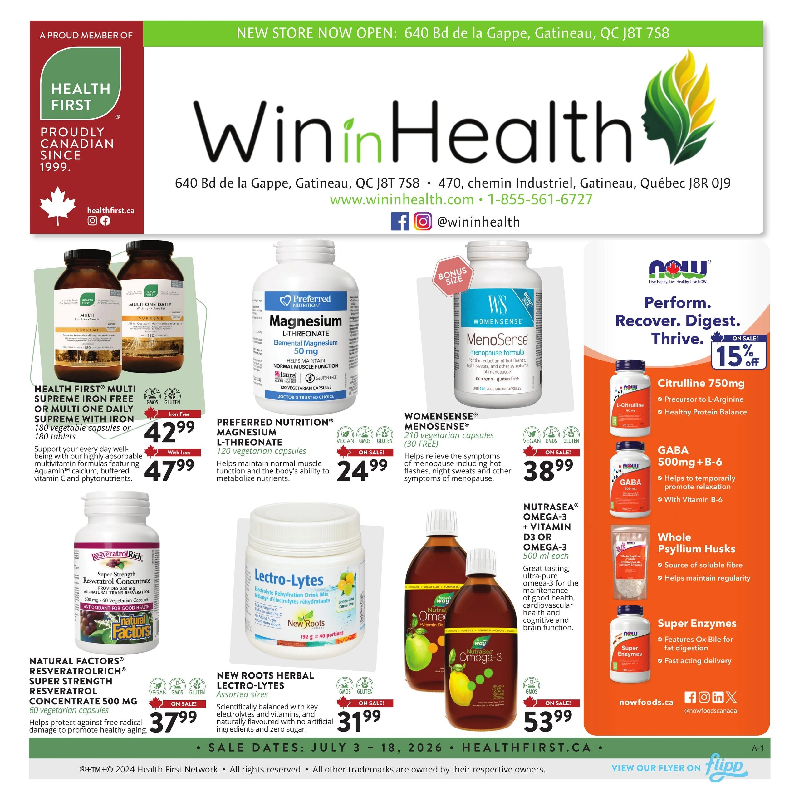 Win in Health flyer page 1
