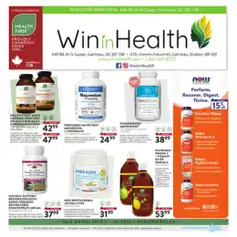 Win in Health flyer