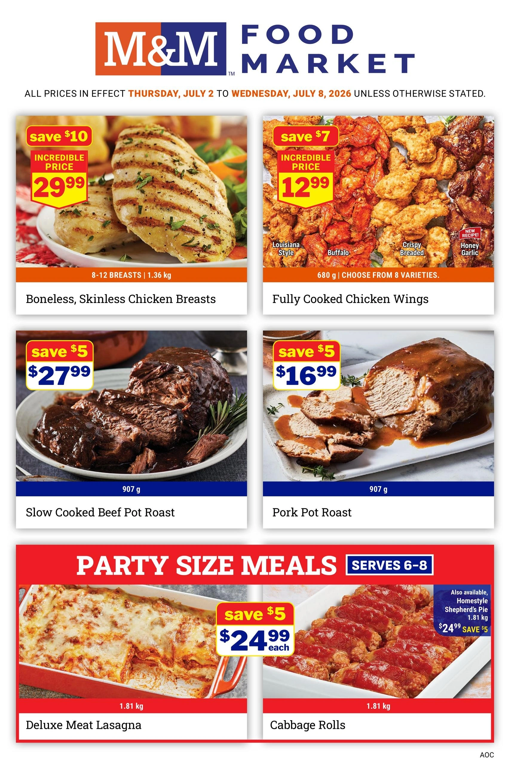 M&M Food Market flyer page 1