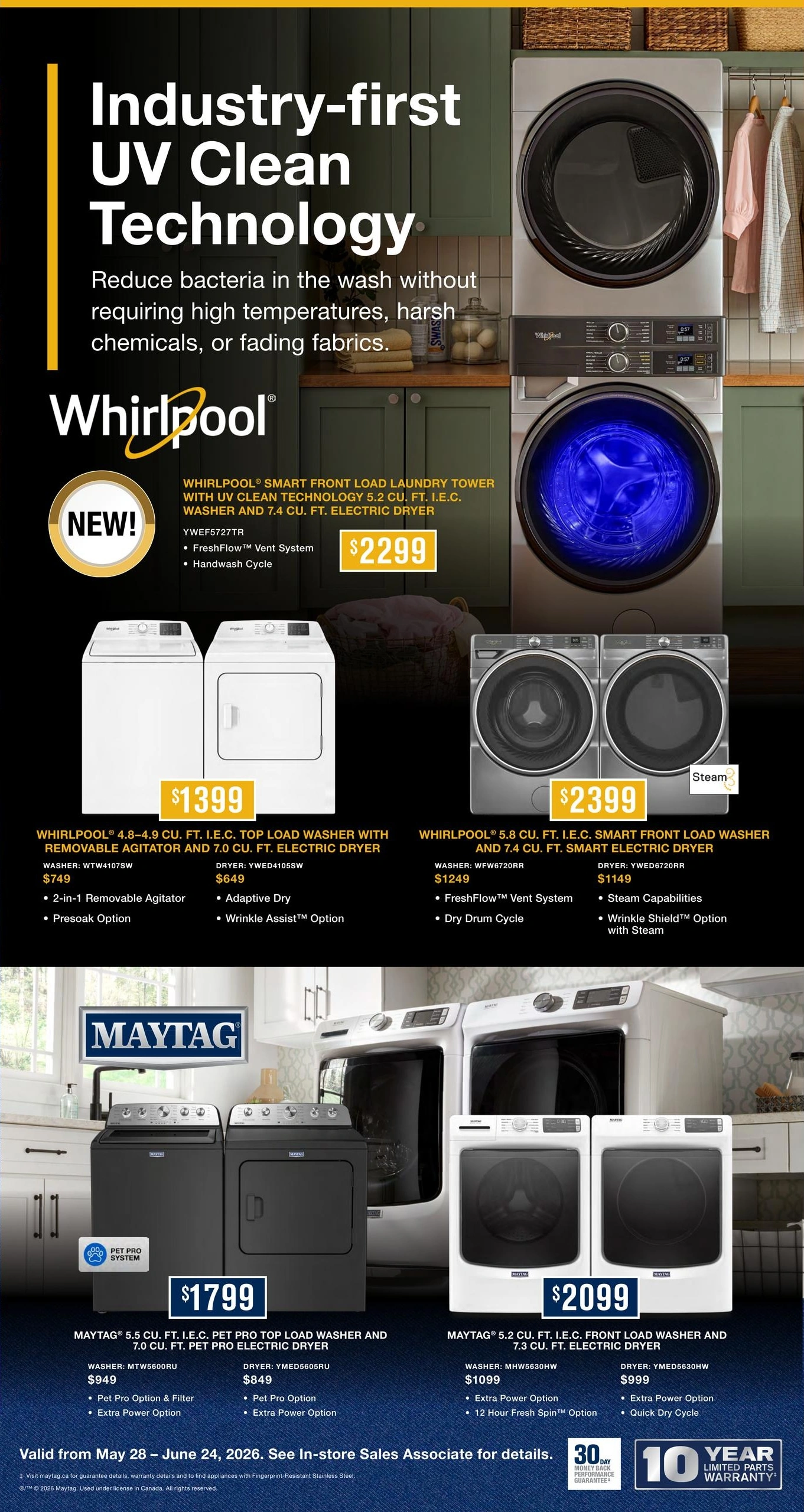K-W Appliance Plus flyer page 4