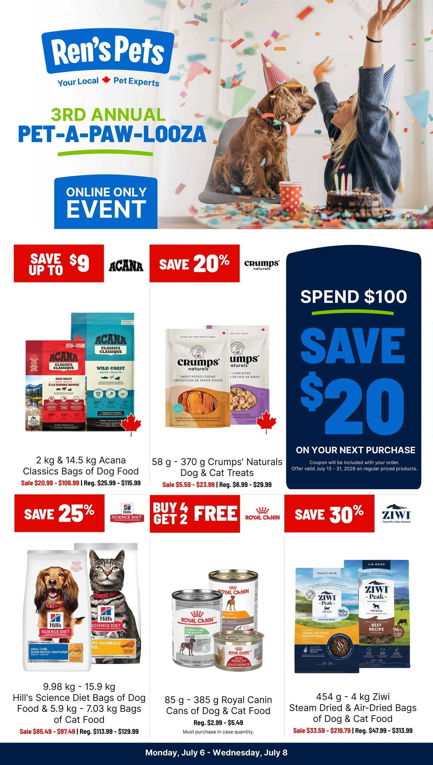 Ren's Pets flyer page 1