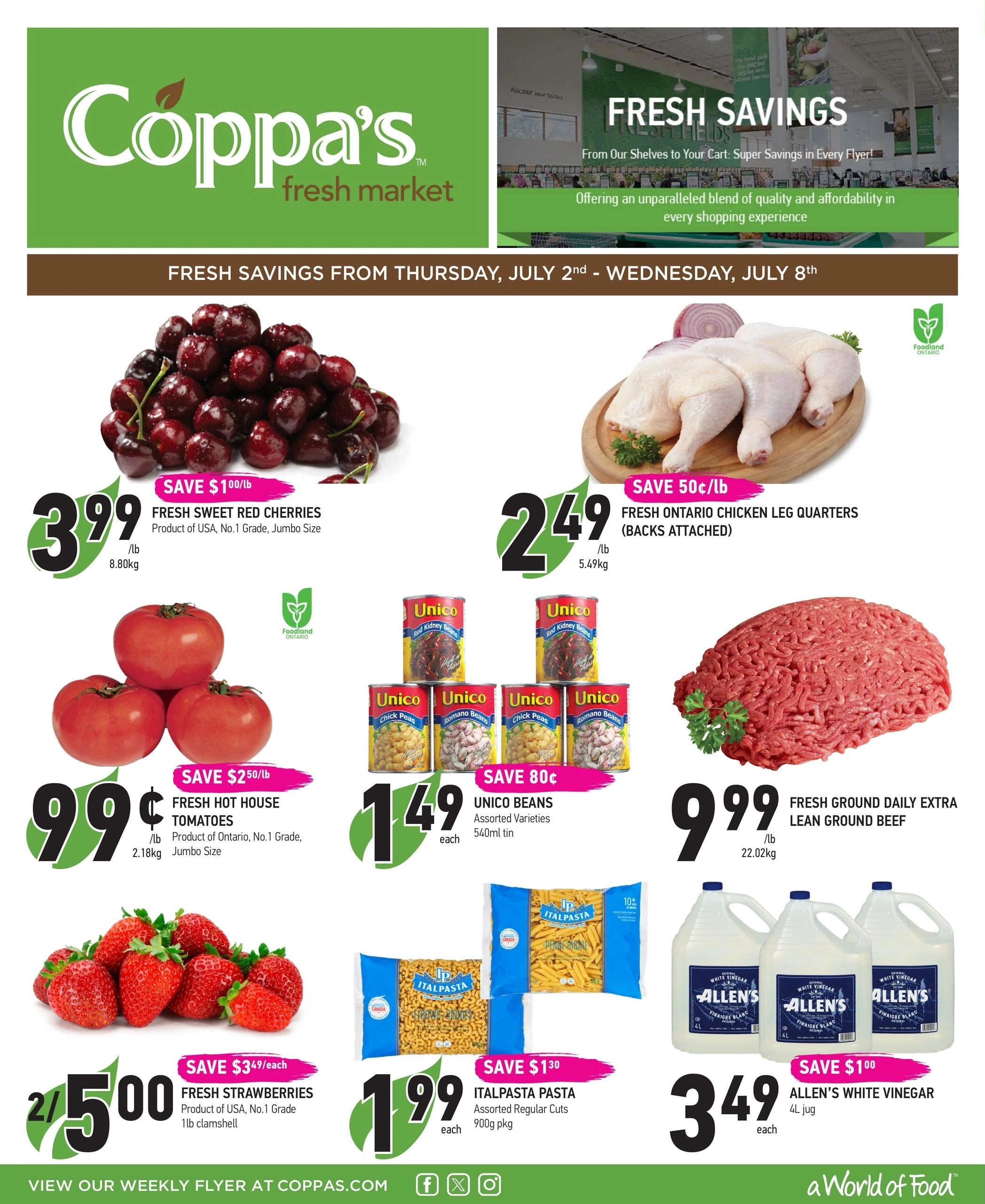 Coppa's Fresh Market flyer page 1