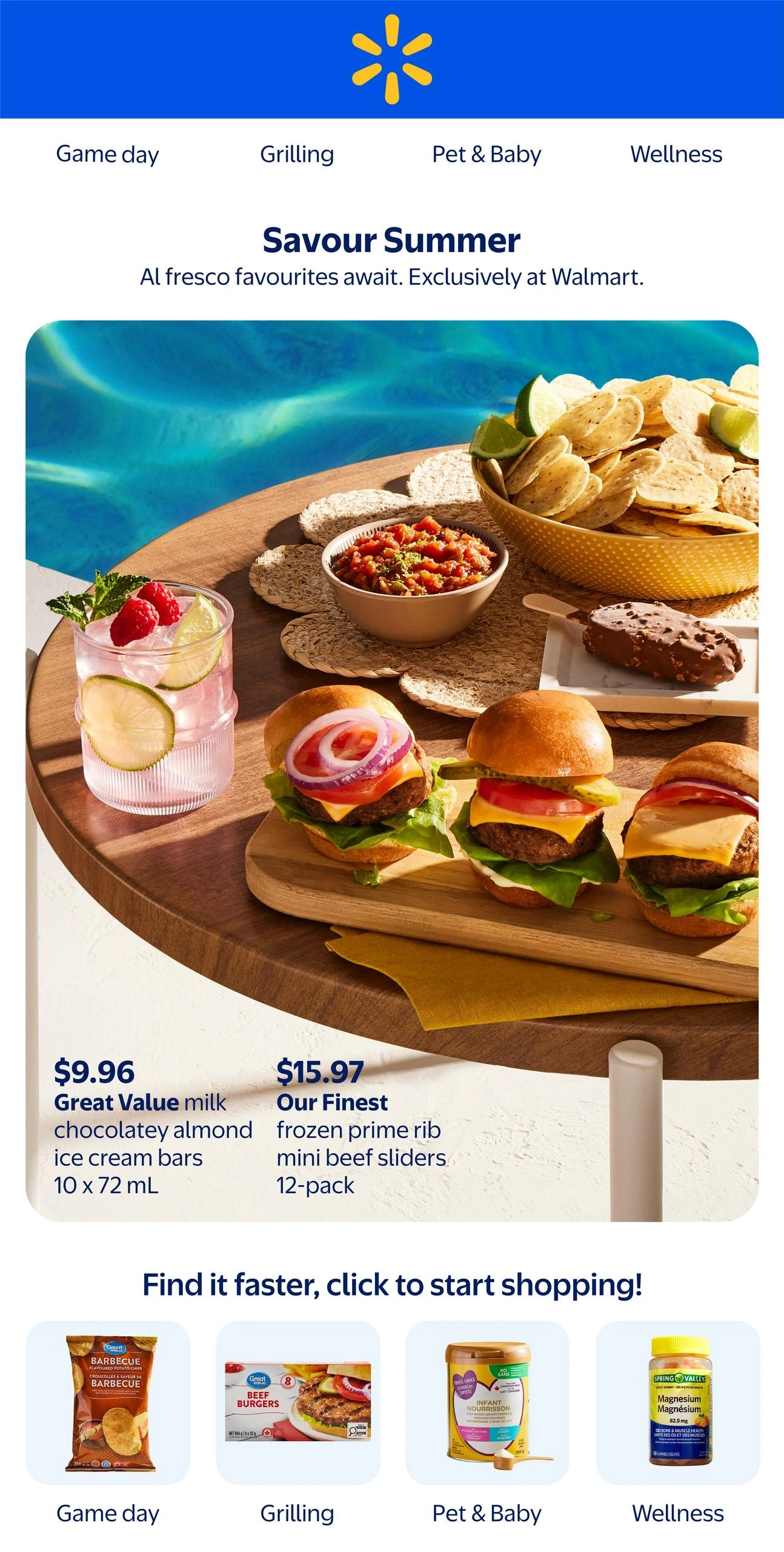 Walmart flyer page 1