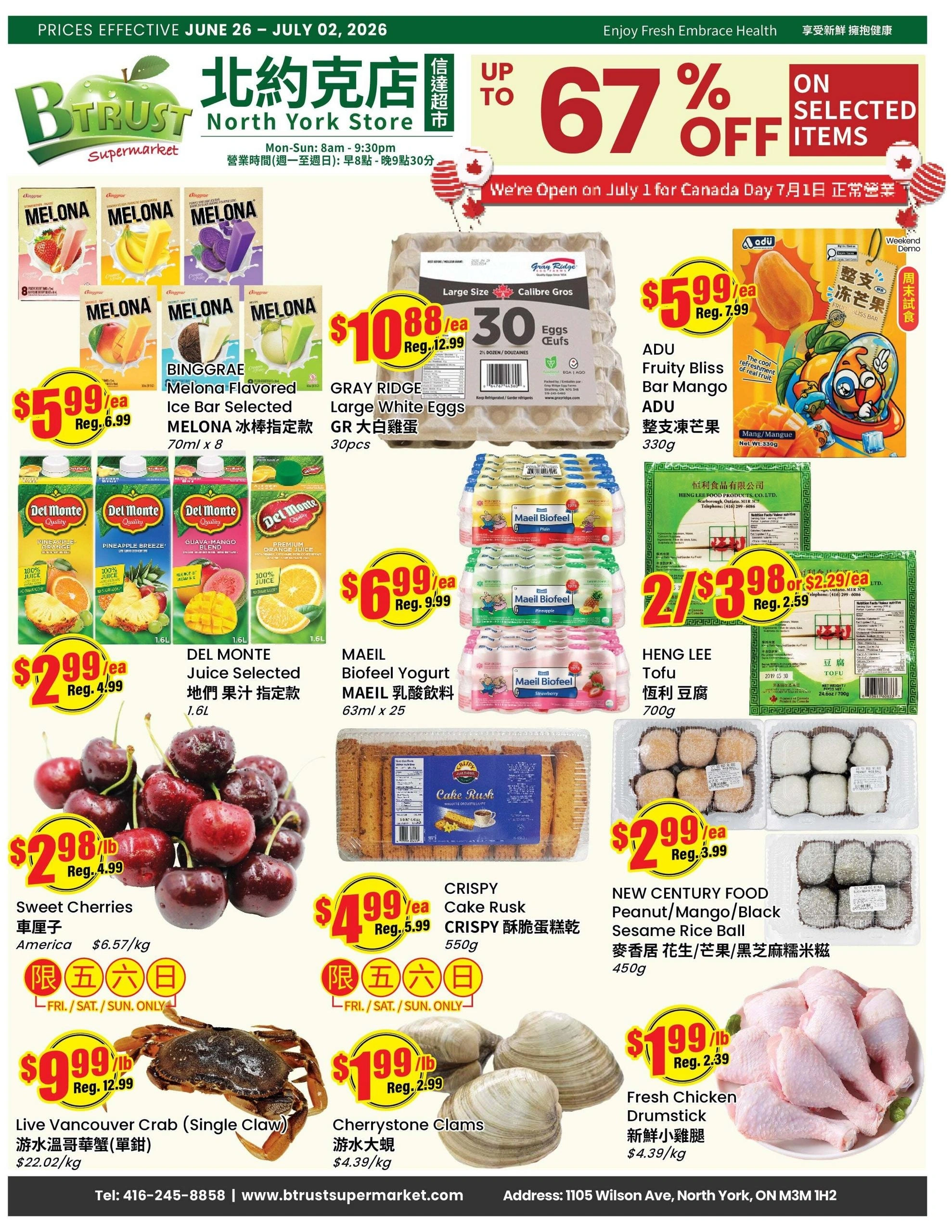 Btrust Supermarket flyer page 1