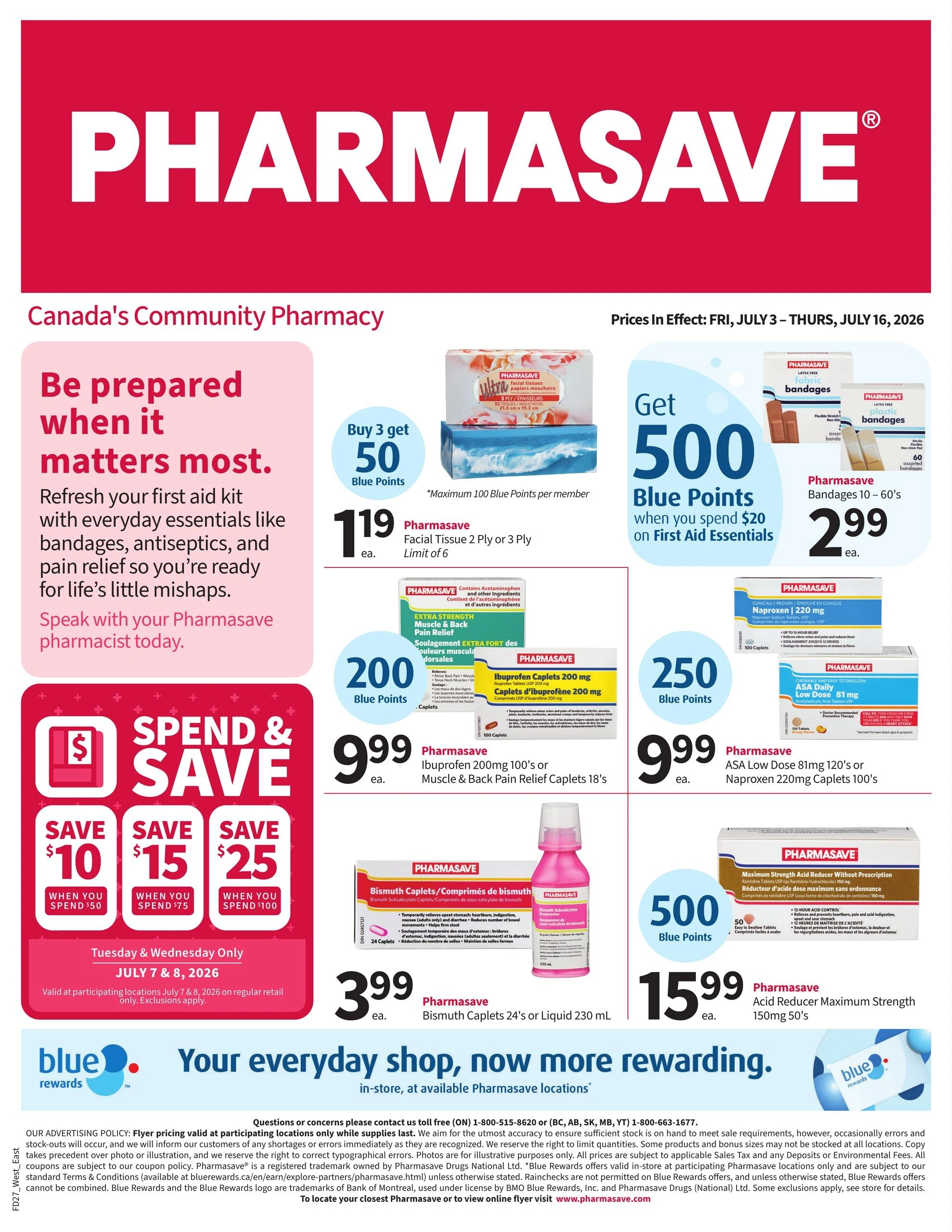 Pharmasave flyer page 1