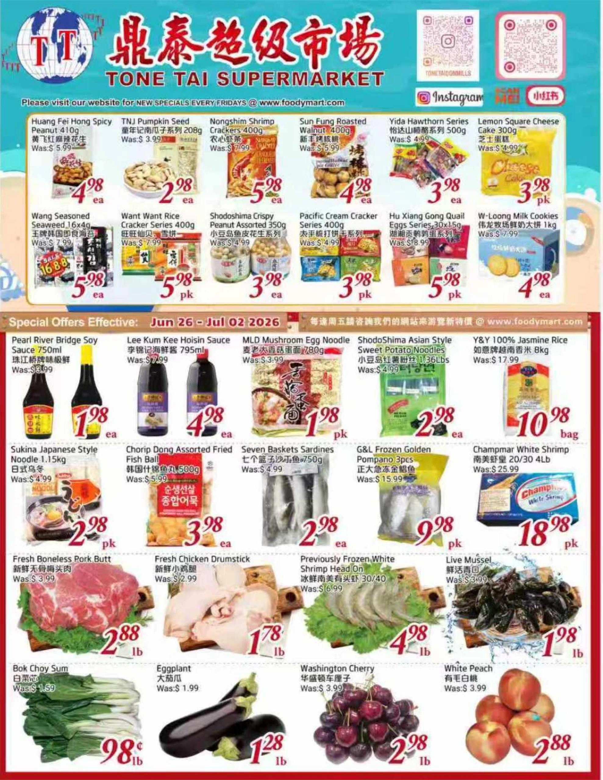 Tone Tai Supermarket flyer page 1